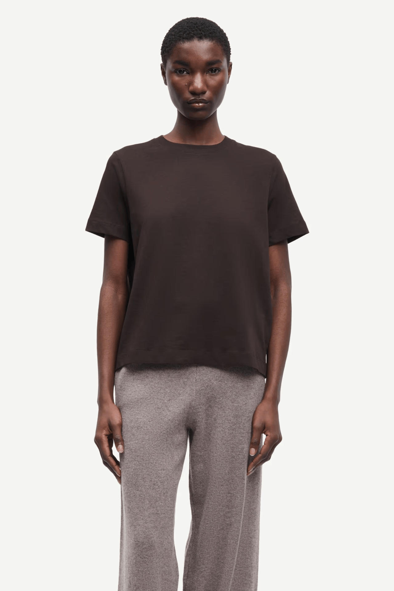 Samsøe Samsøe Camino T-shirt in Mole