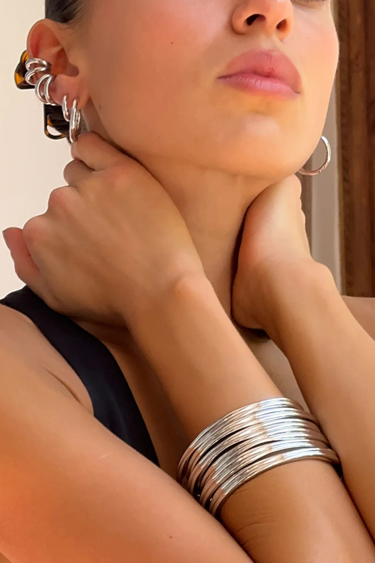 Mallorca Silver Bangles Set