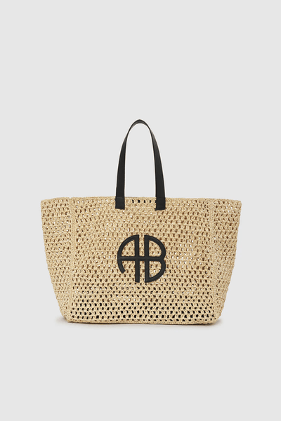 Anine Bing Large Rio Tote Natural