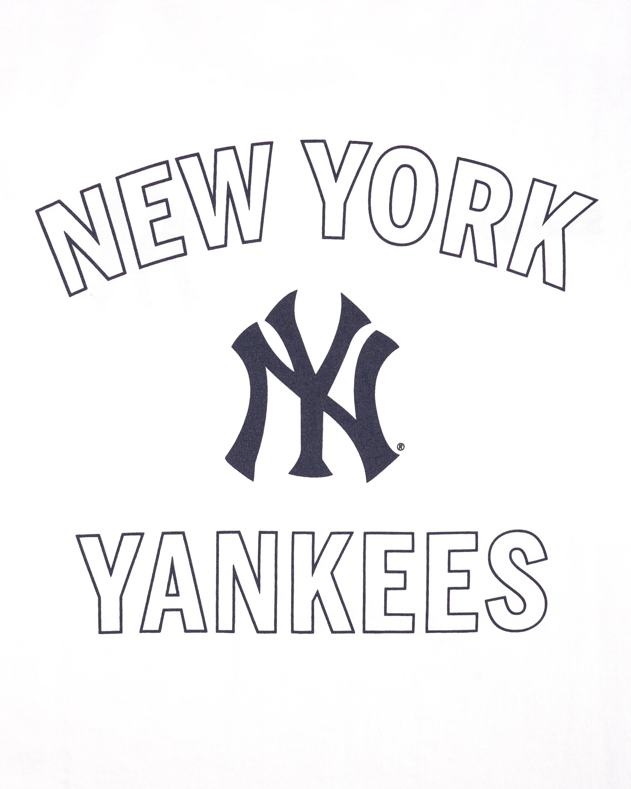 Sporty & Rich Yankees Curve Hoodie White