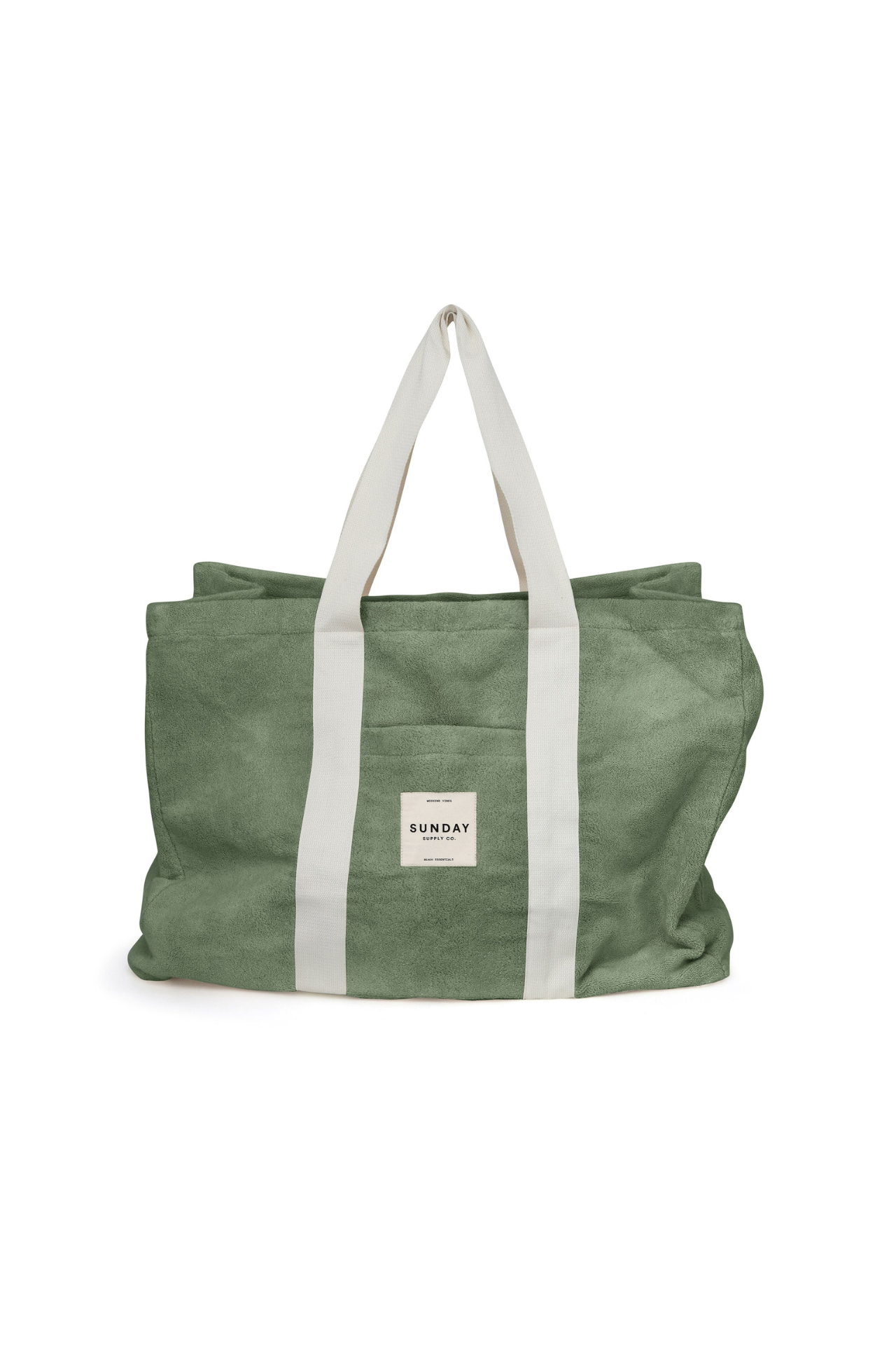 Towelling Beach Bag Tallow