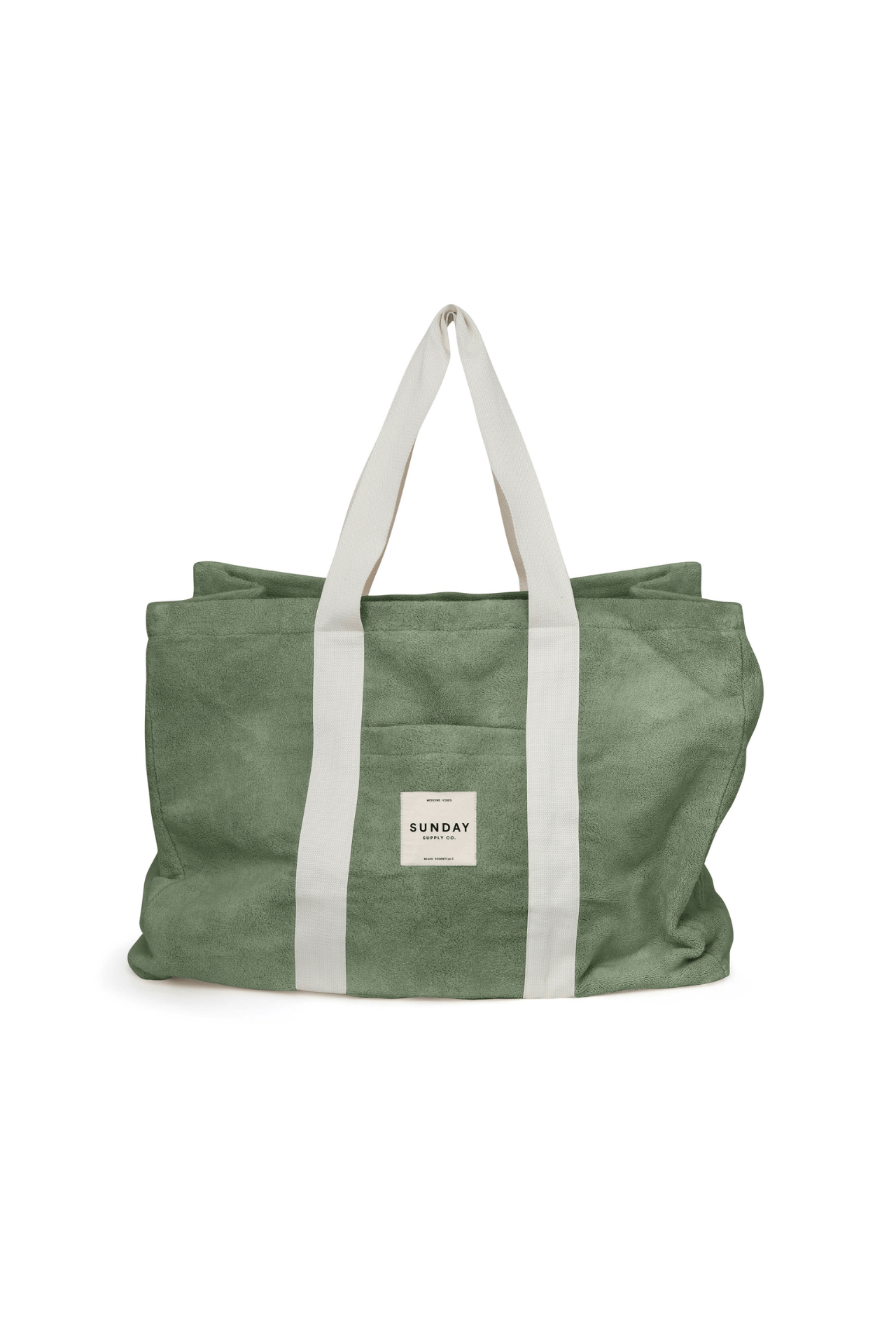 Towelling Beach Bag Tallow