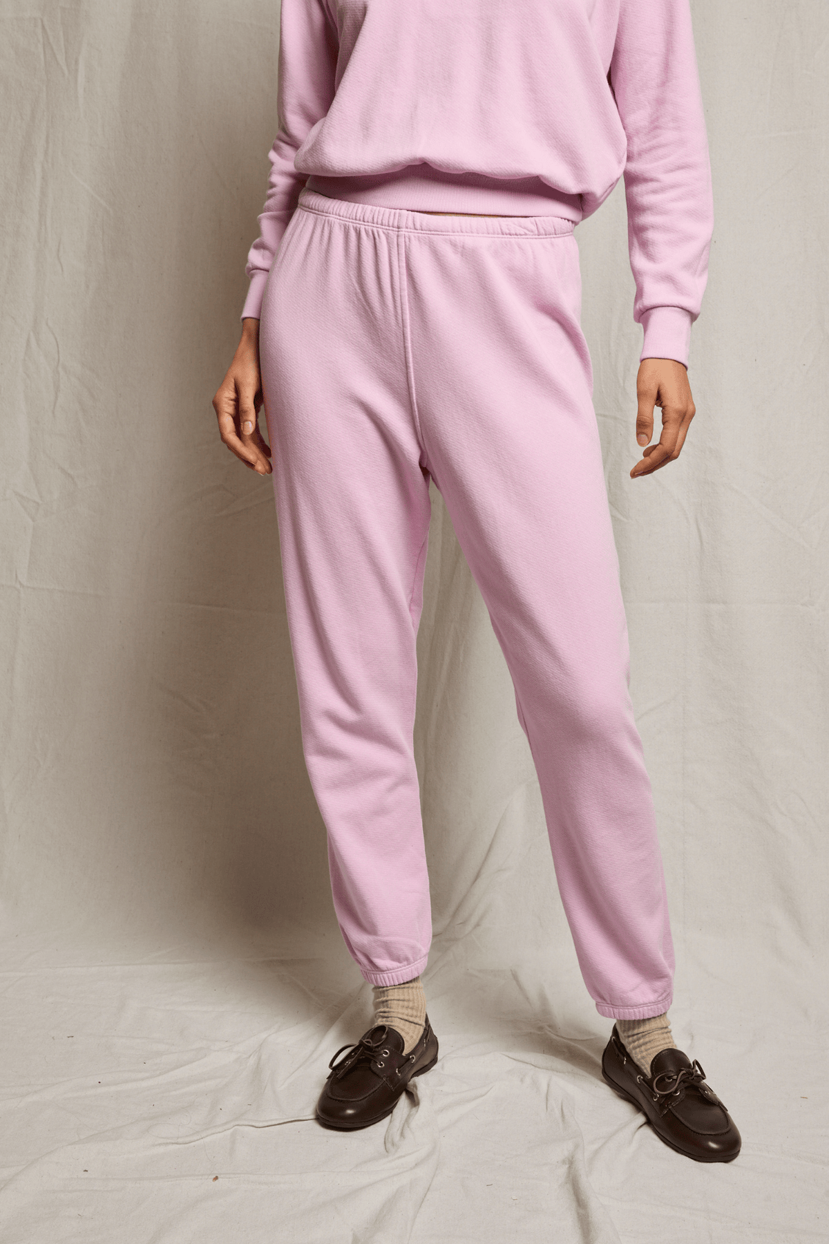 Perfectwhitetee Johnny French Terry Sweatpant Sugar Pink