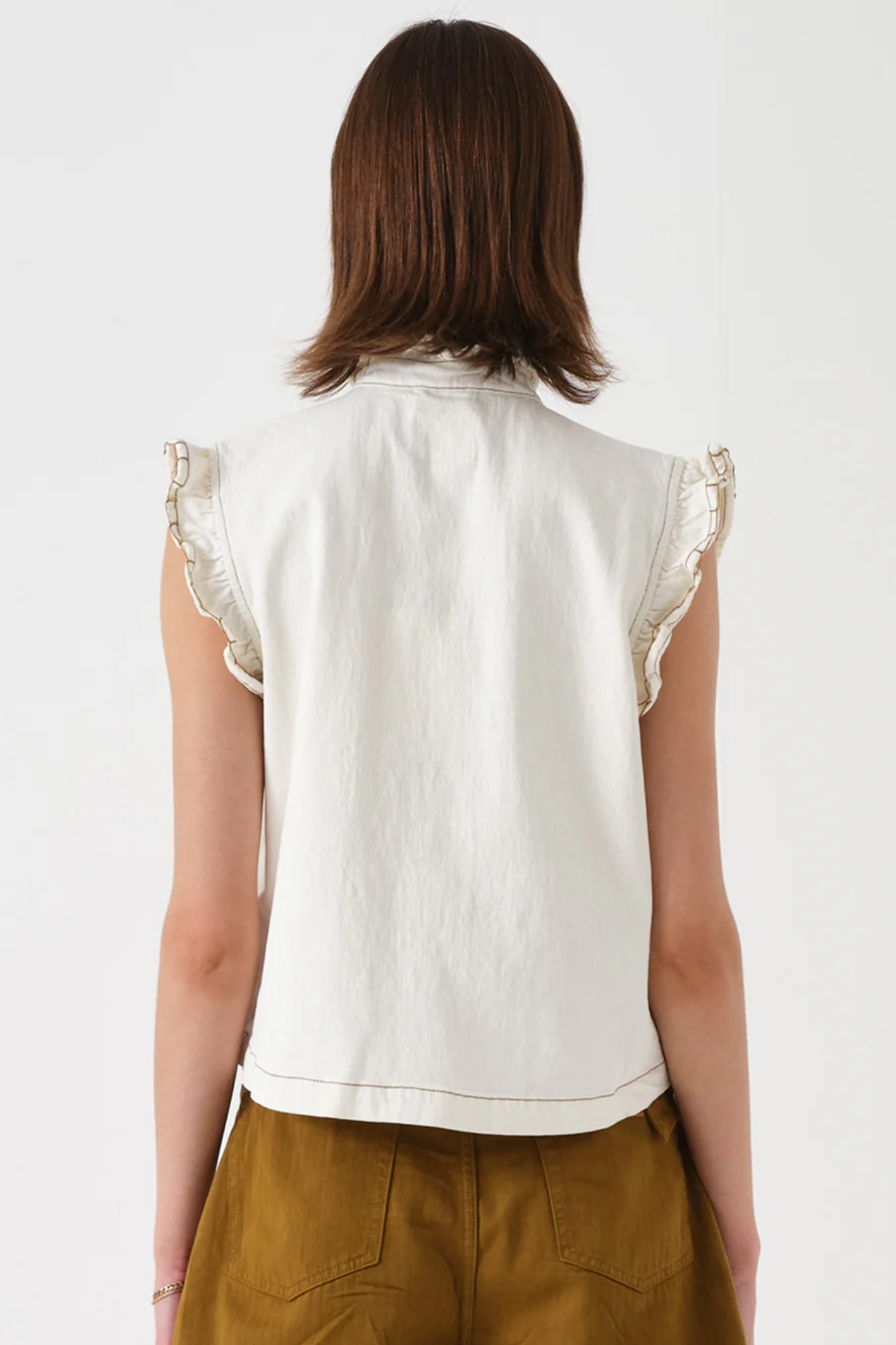 Seventy + Mochi Pablo Vest In Ecru