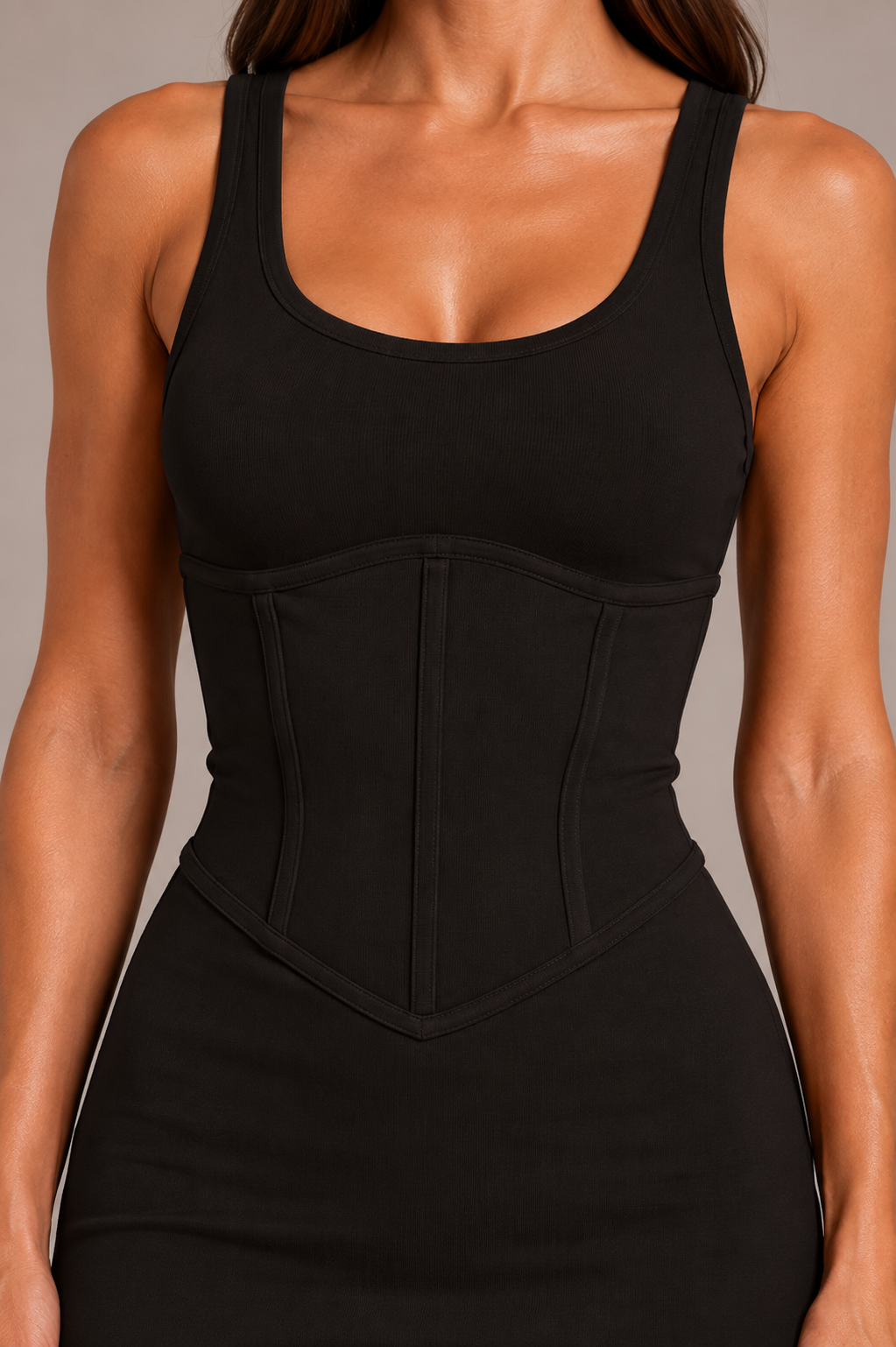 Chosen By Tuchuzy Scarlett Corset Dress Black