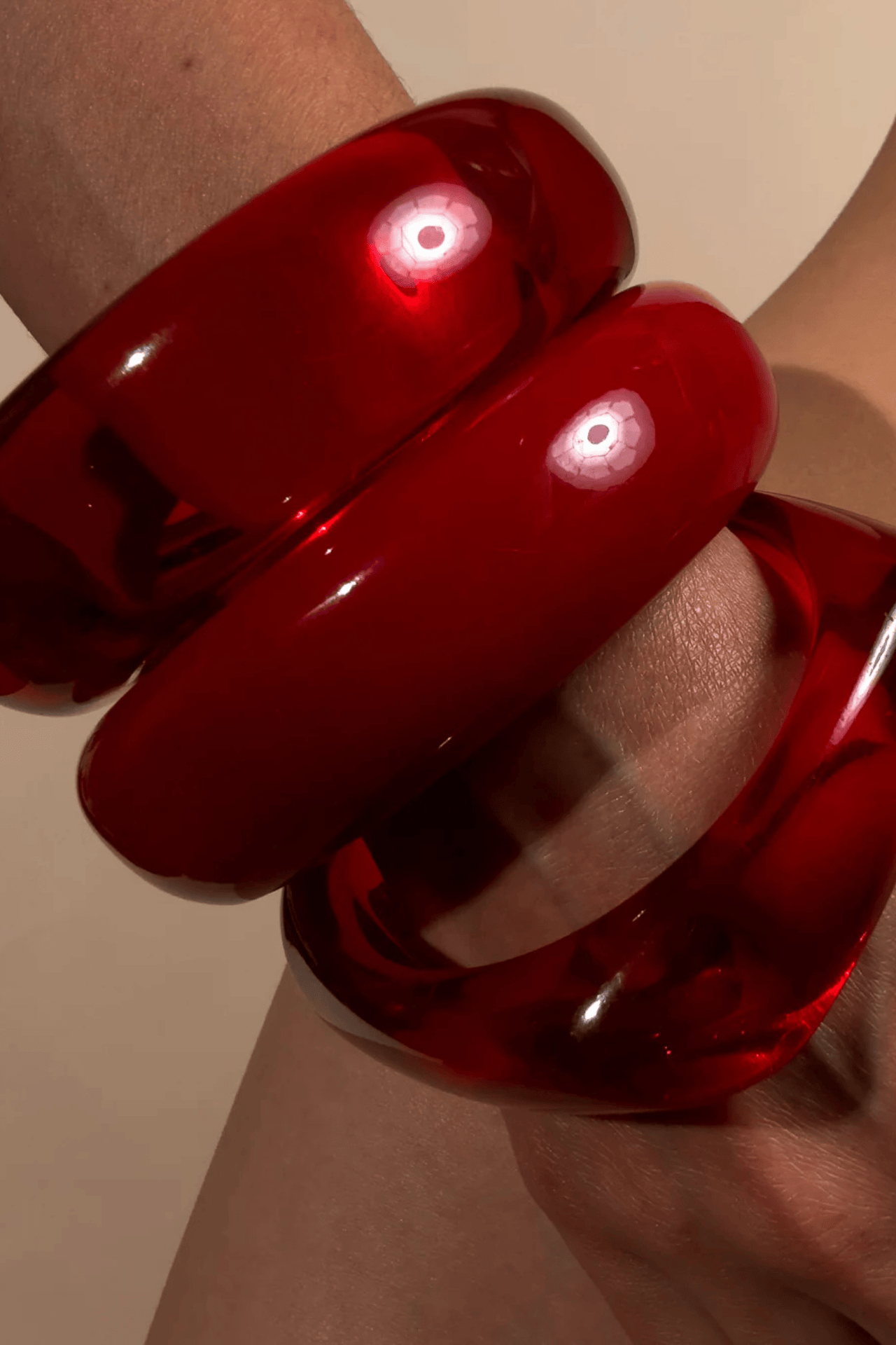 Formentera Red Bangle Set