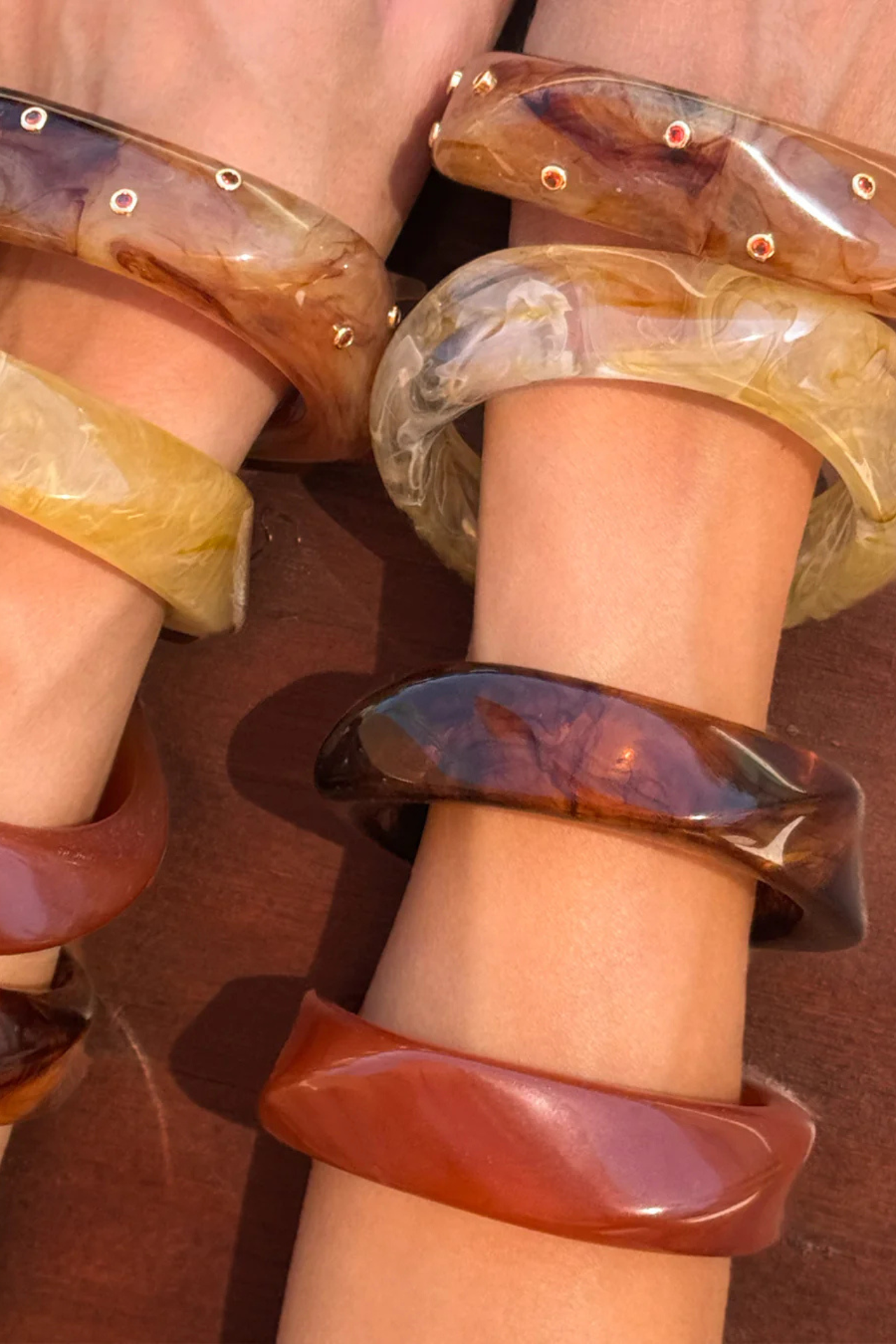 Formentera Tortoise Bangle Set