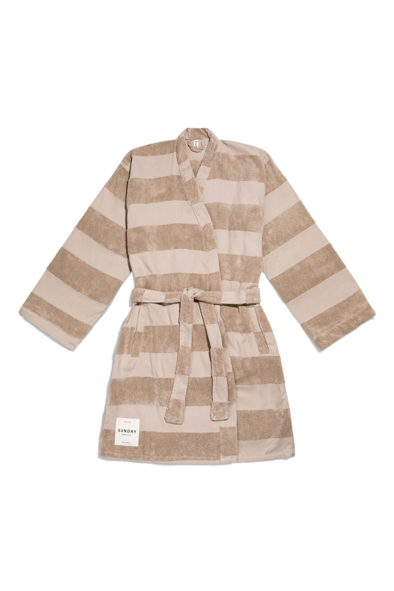 Towelling Beach Robe Husk
