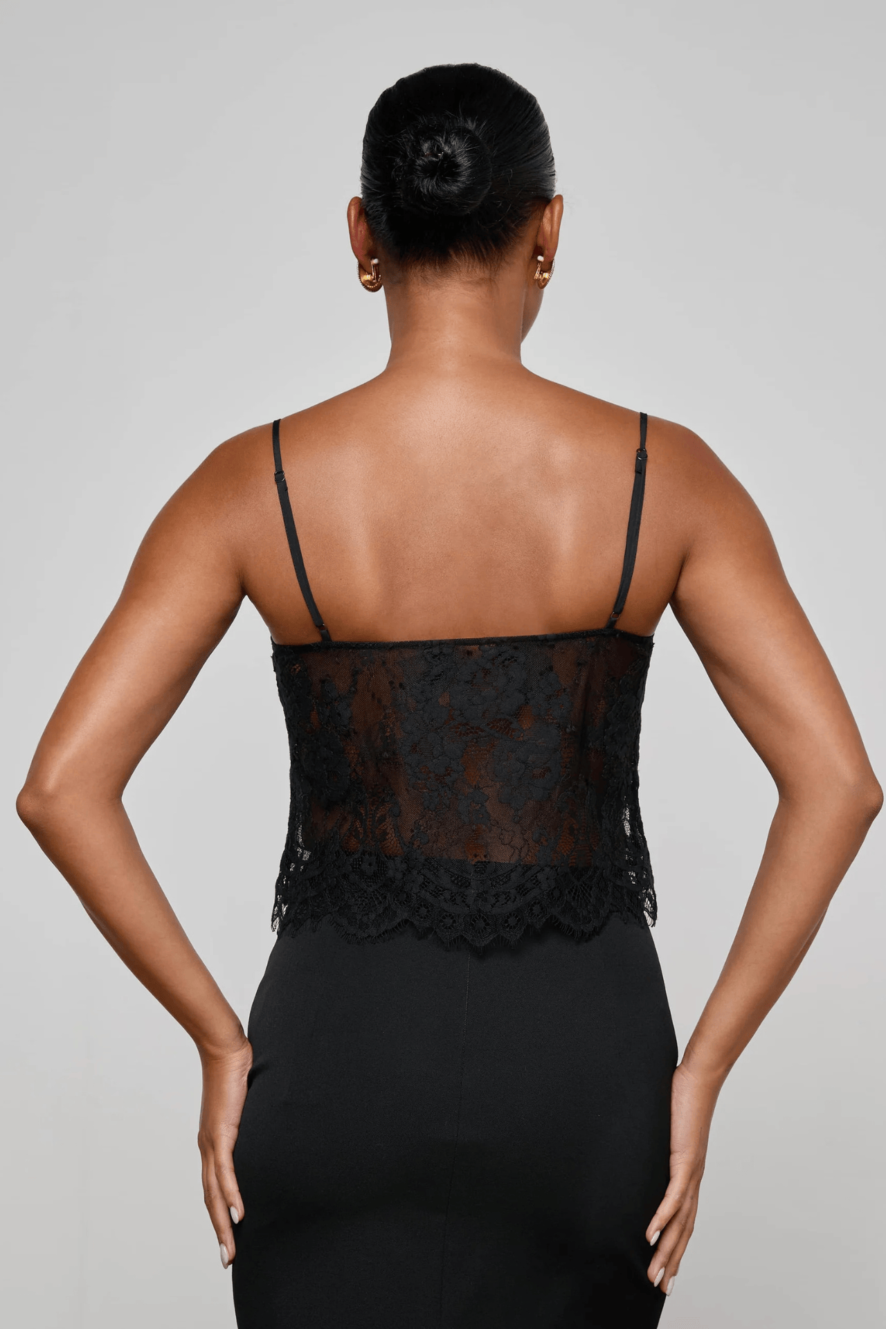 Caylee Lace Cami Black