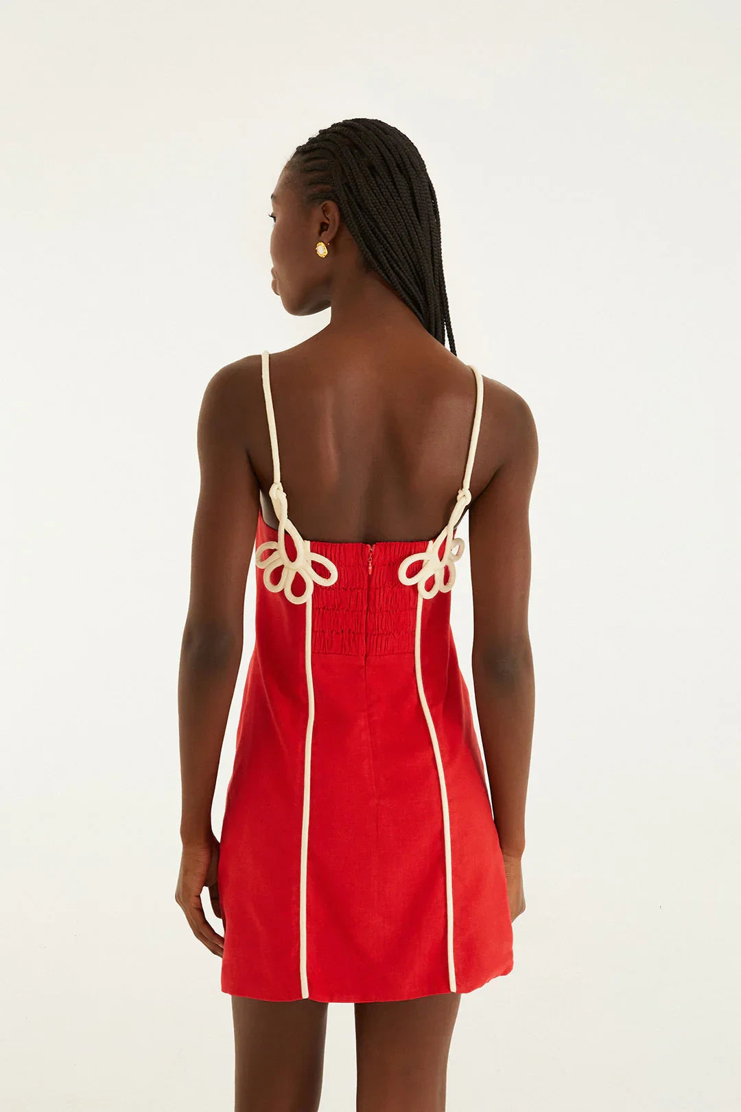 Red Sleeveless Mini Dress