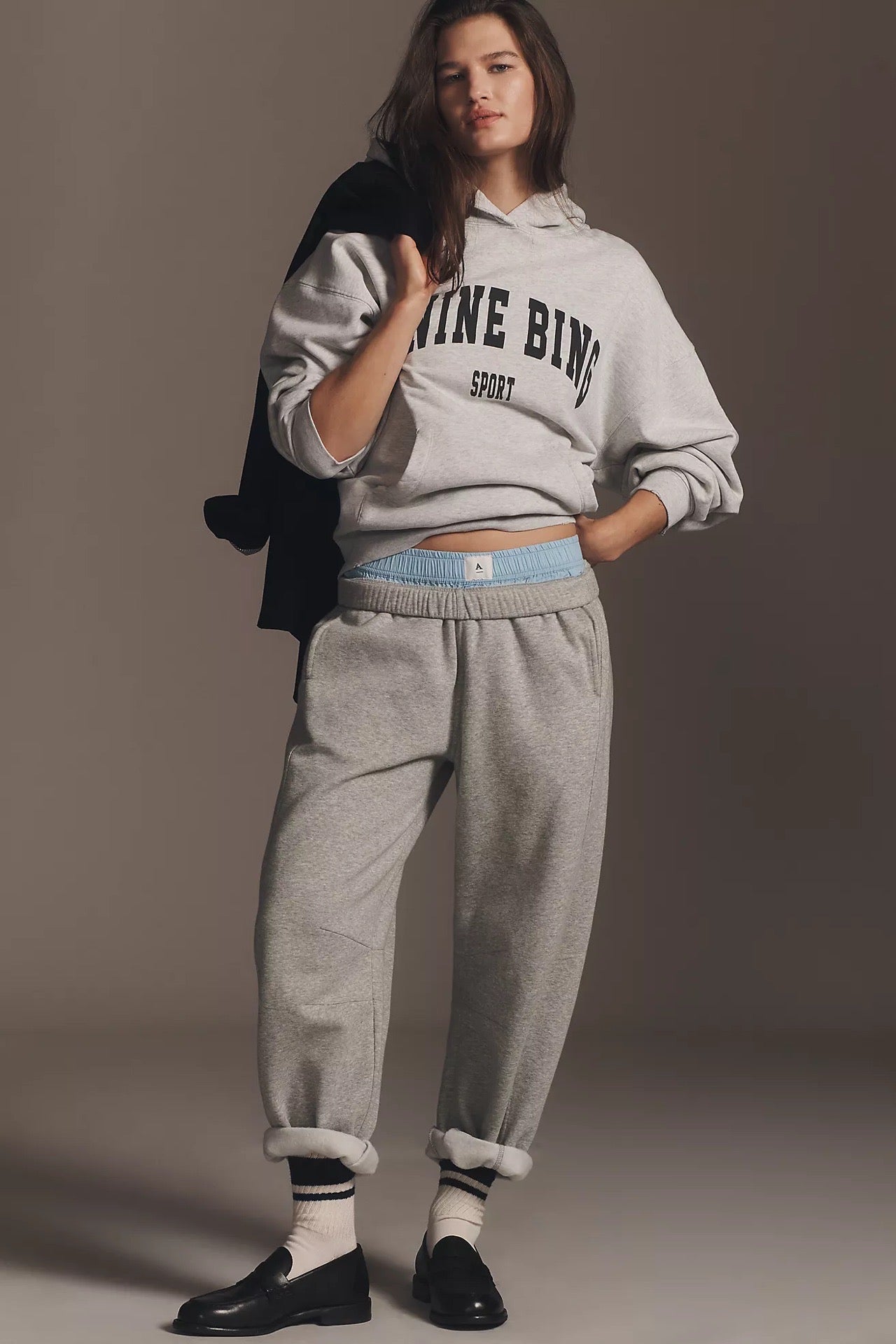 Sport Harvey Sweatshirt in Heather Grey