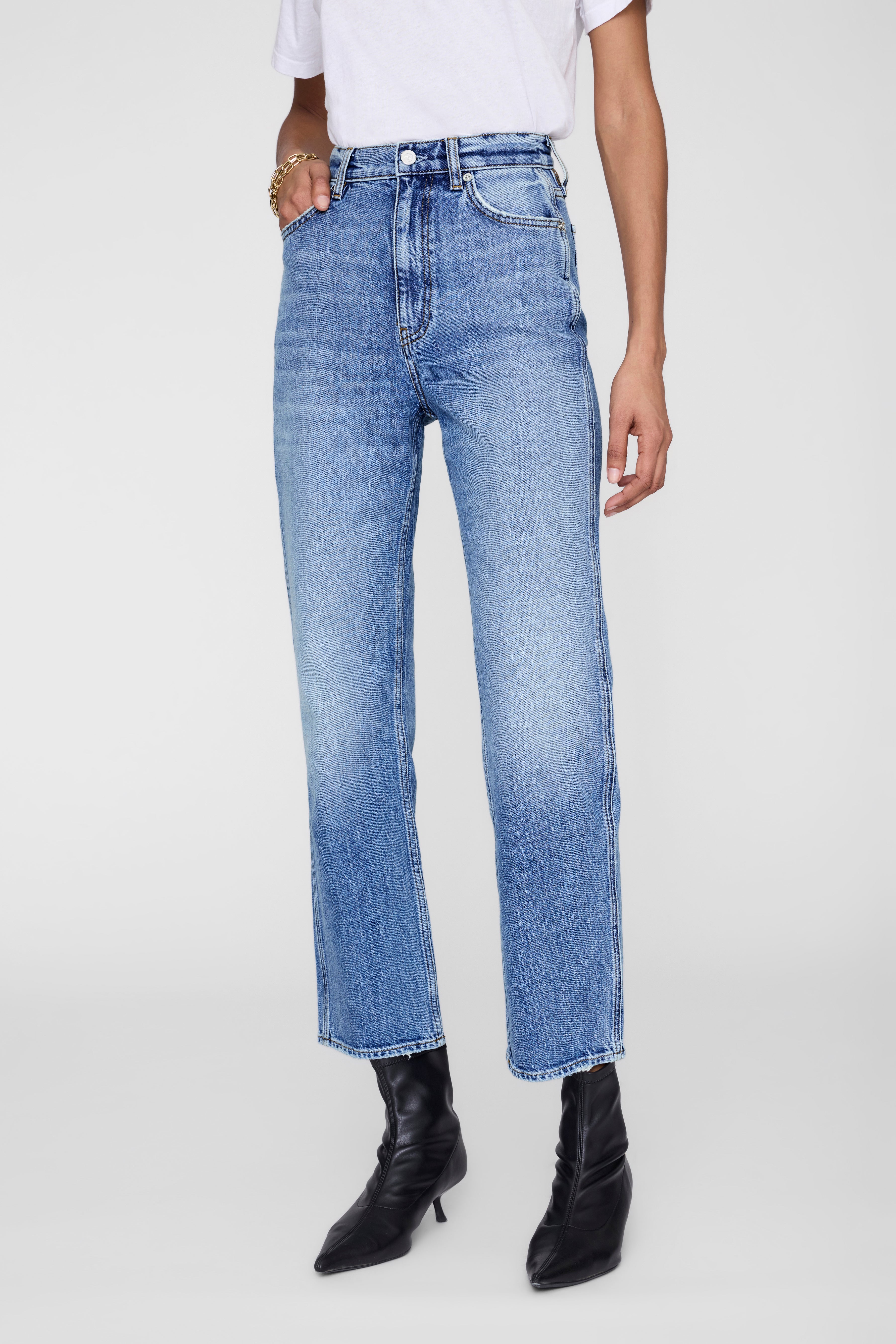 Anine Bing Jane Jean Cascade Blue