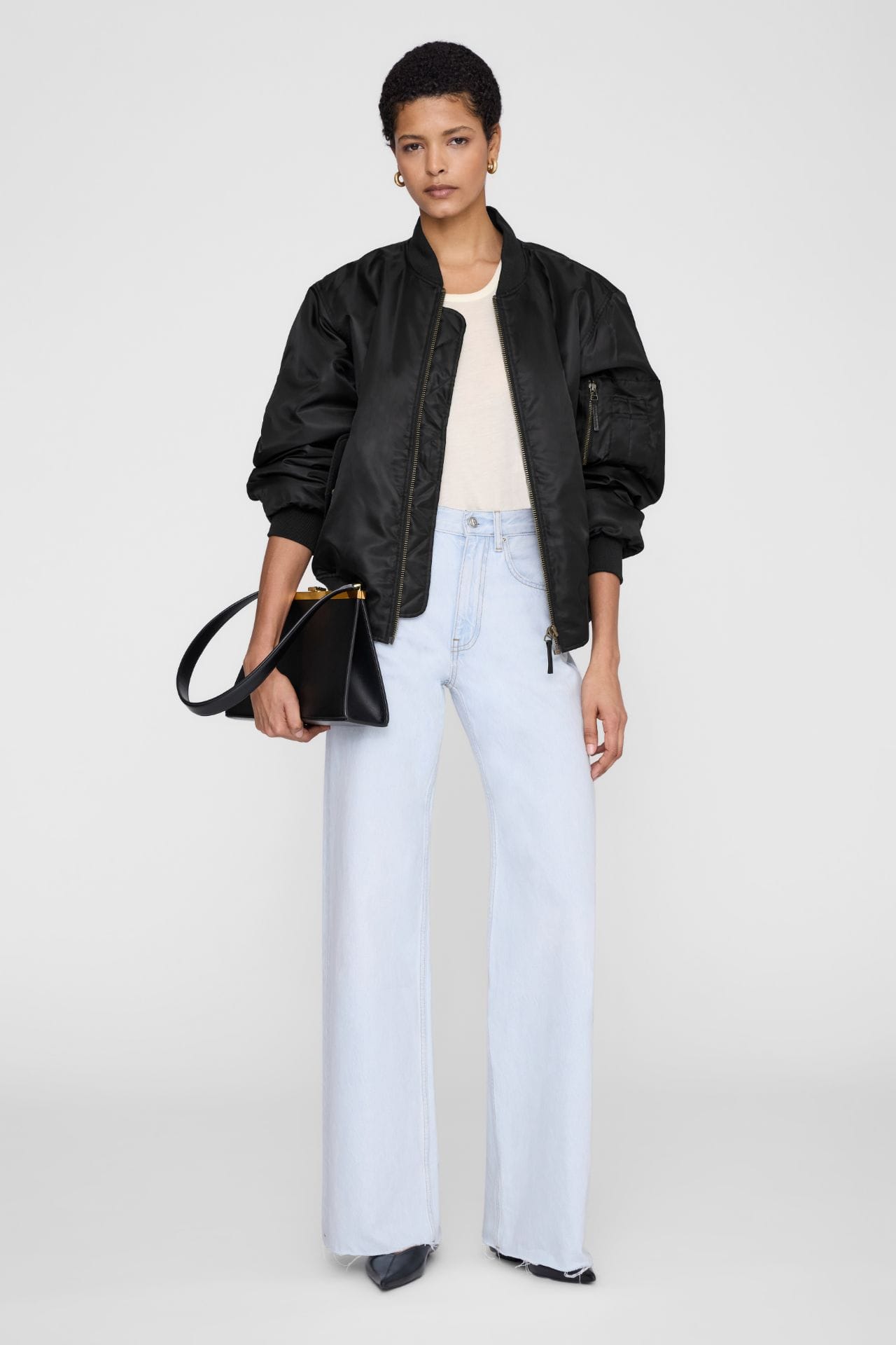 Anine Bing Lewis Jean Lucid Blue