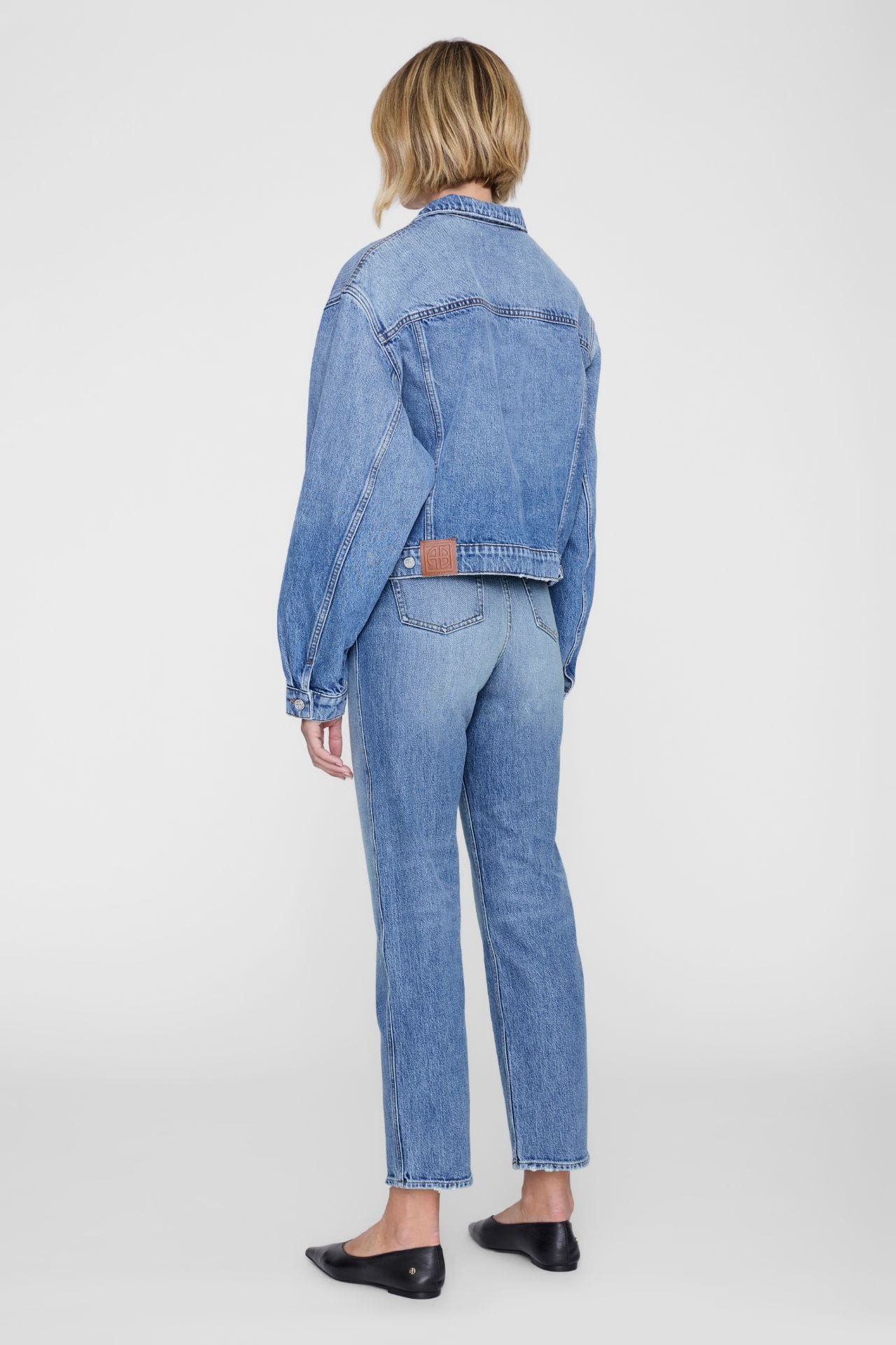 Anine Bing Quincy Jacket Cascade Blue