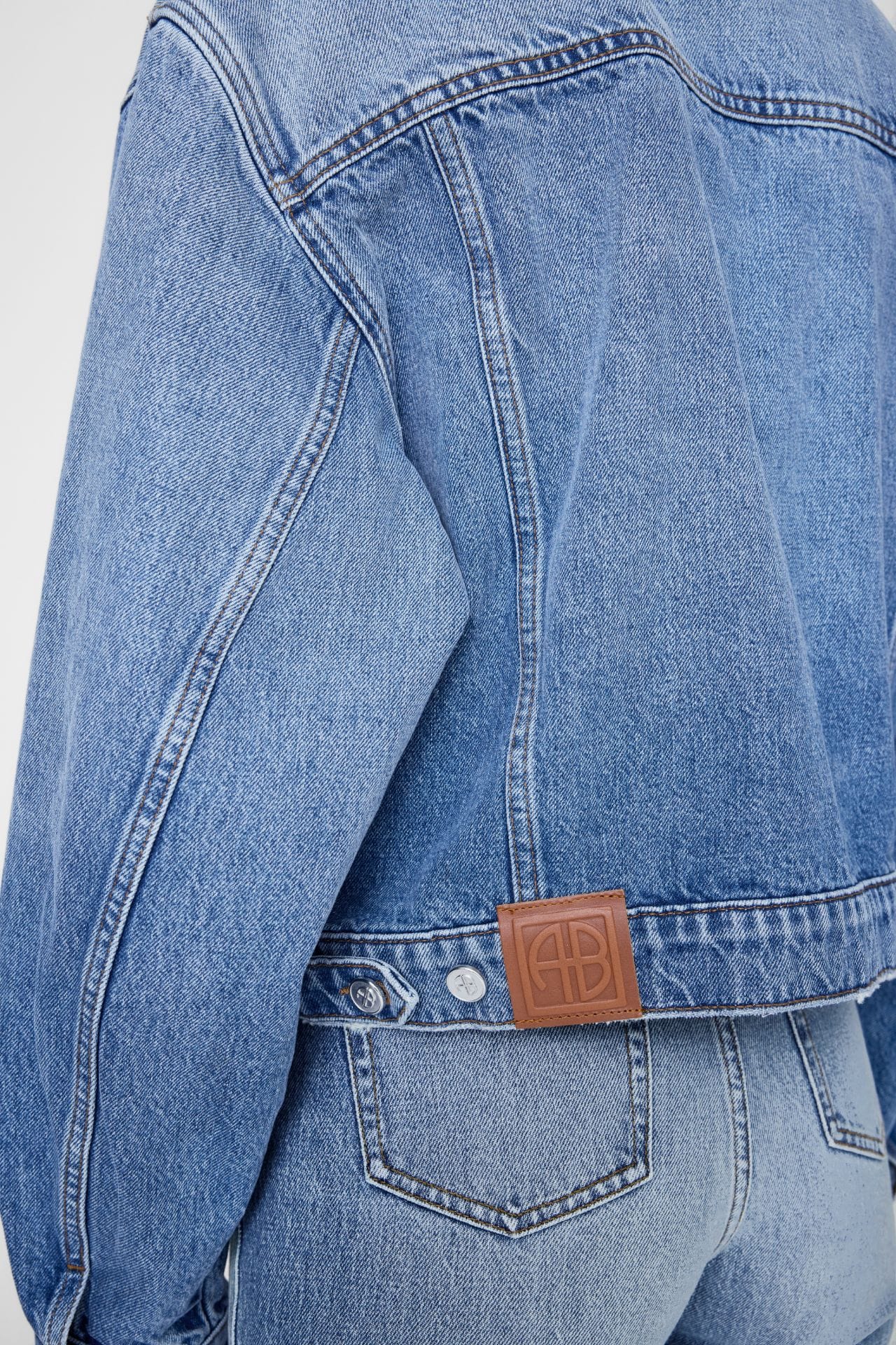 Anine Bing Quincy Jacket Cascade Blue