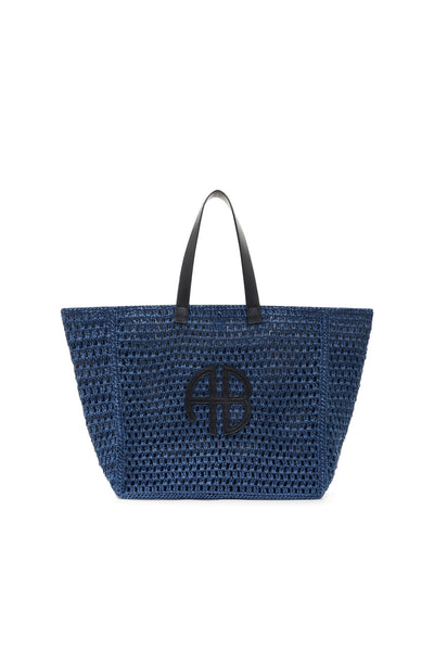 Anine Bing Large Rio Tote Marine Blue