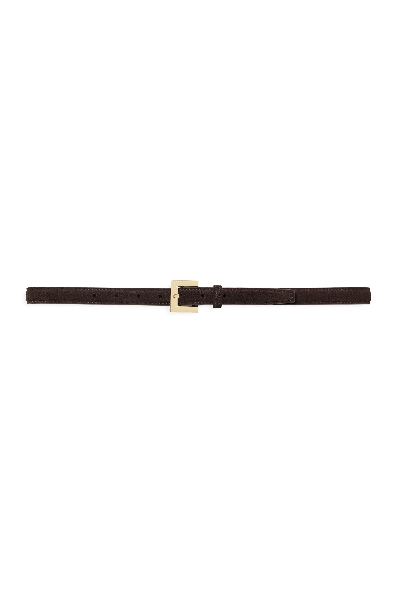 Nicola Belt Dark Brown Suede