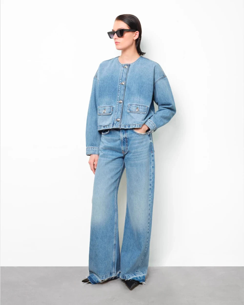 Blanche Jacket Caspian Blue