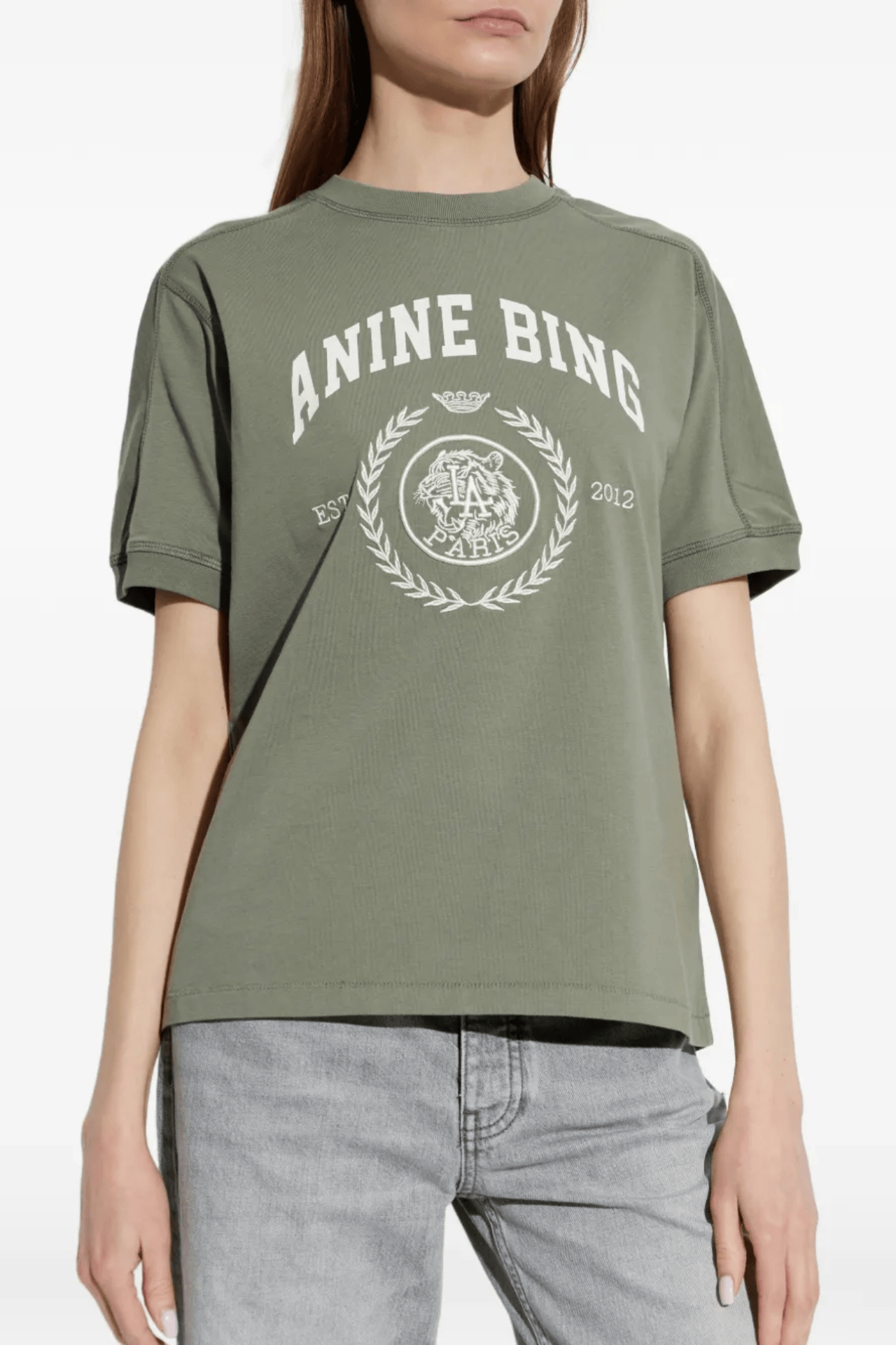 Anine Bing Jaylin Tee Collegiate Washed Sage