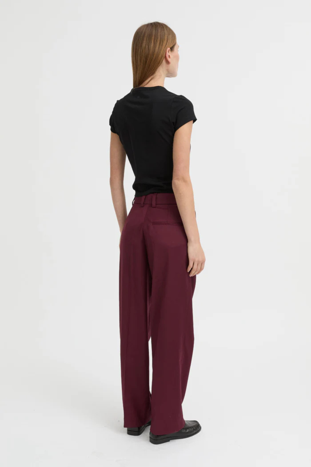 BLYTHE TROUSER BURGANDY
