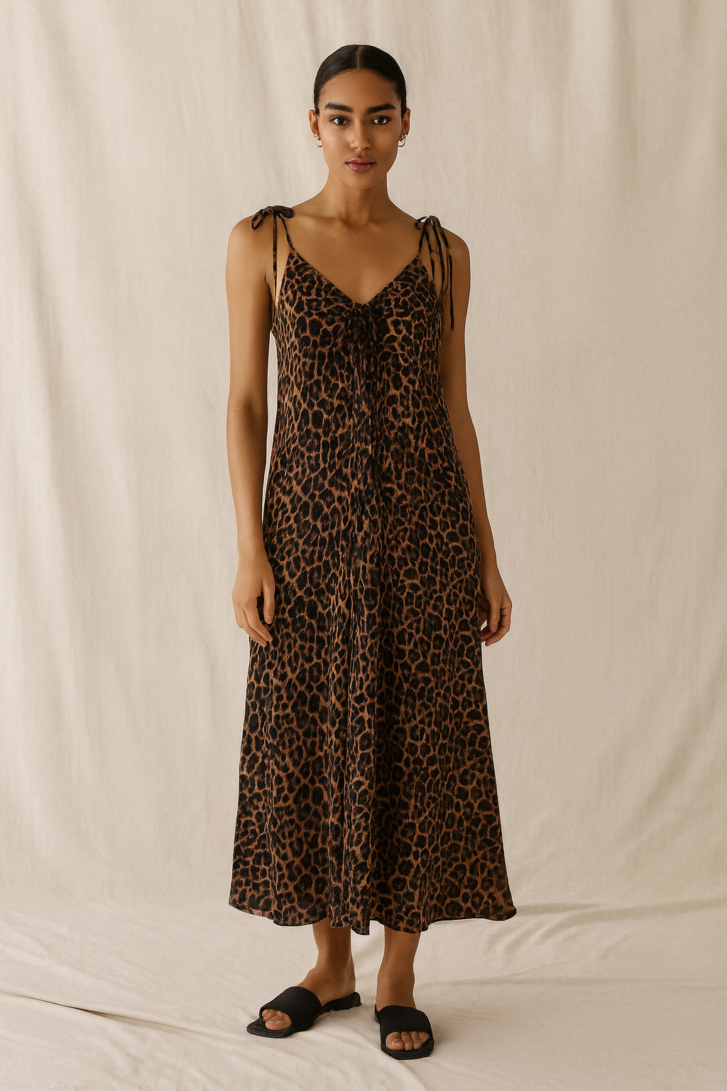 Flora Dress Leopard