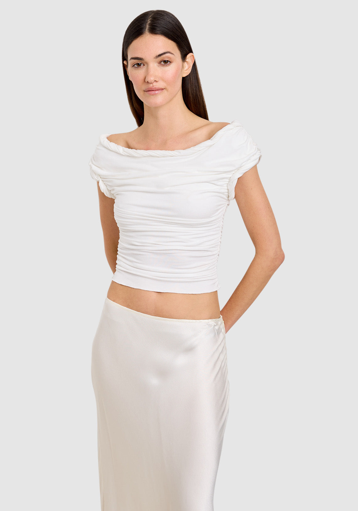 Twist Edge Top White