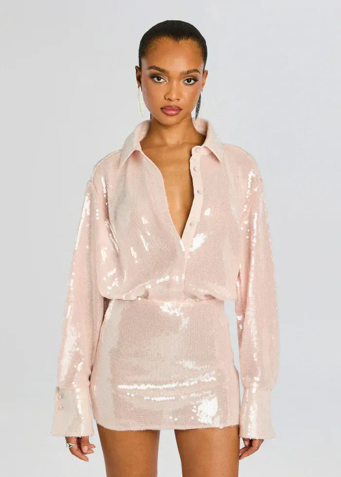 Retrofete Briseis Sequin Dress Ballet Slipper