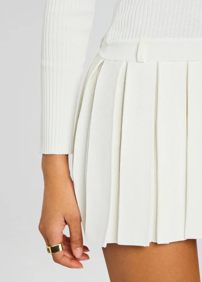 Devika Knit Dress Winter White