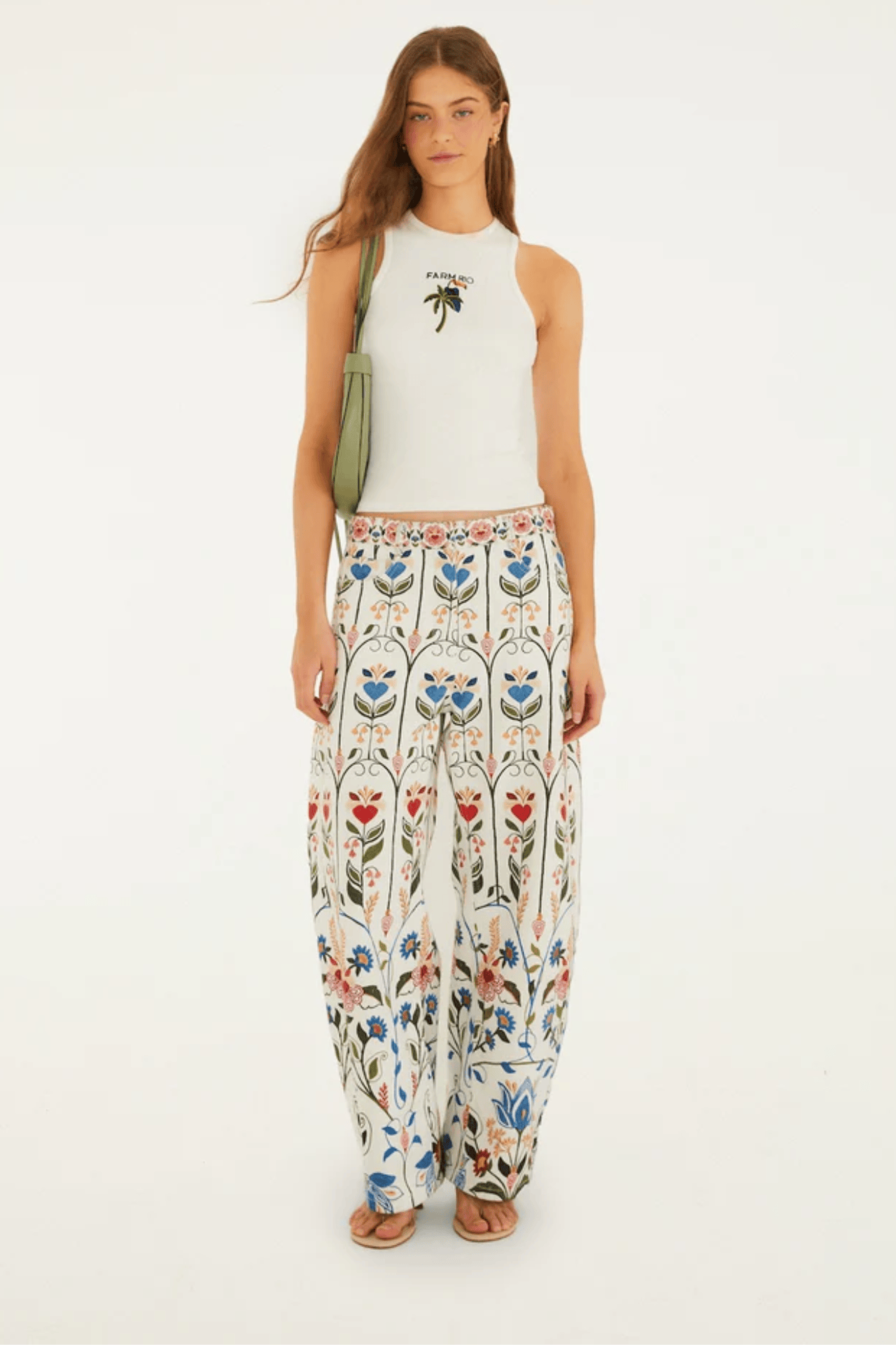 Farm Rio Tucanissimo Tank Top Off-White