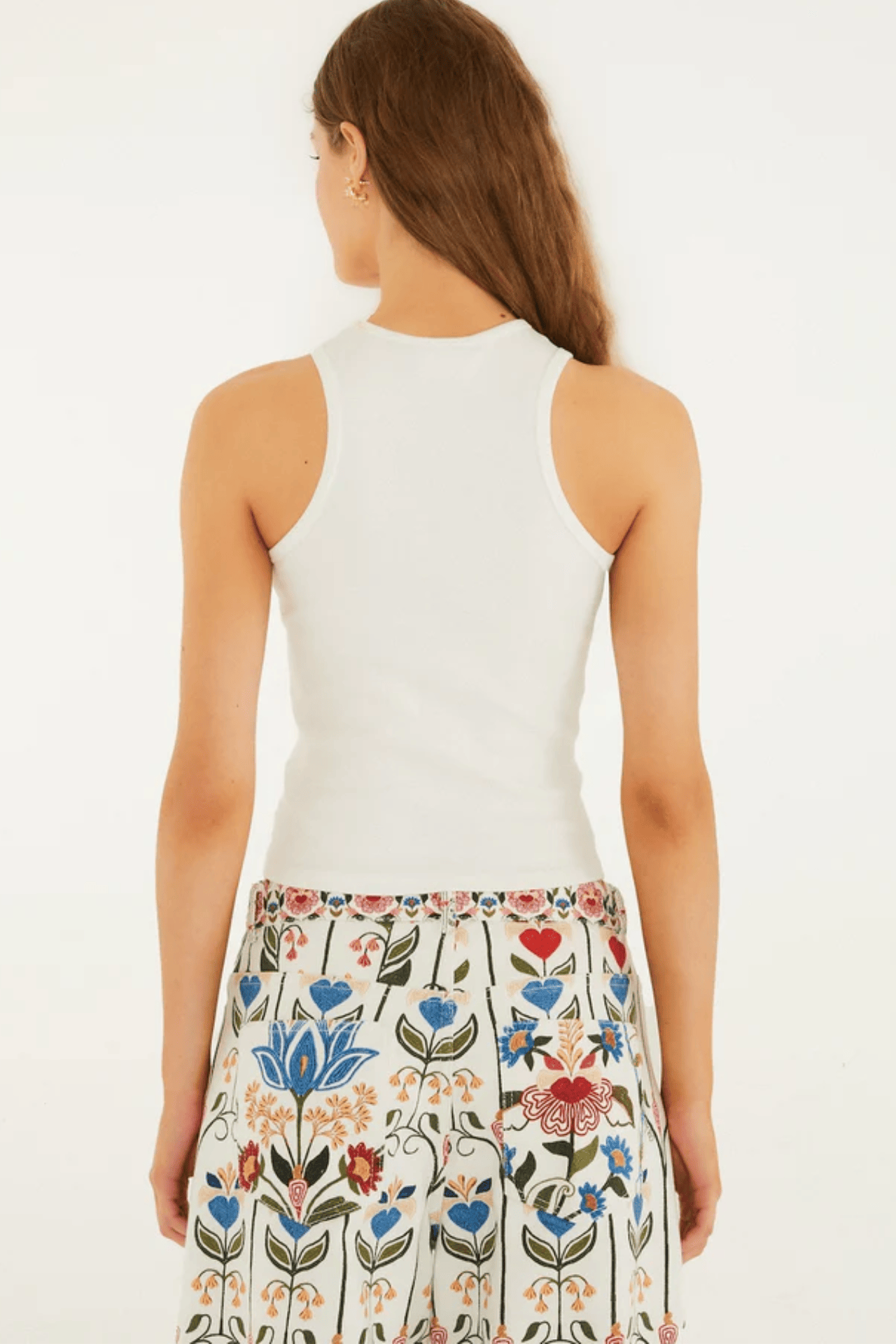 Farm Rio Tucanissimo Tank Top Off-White