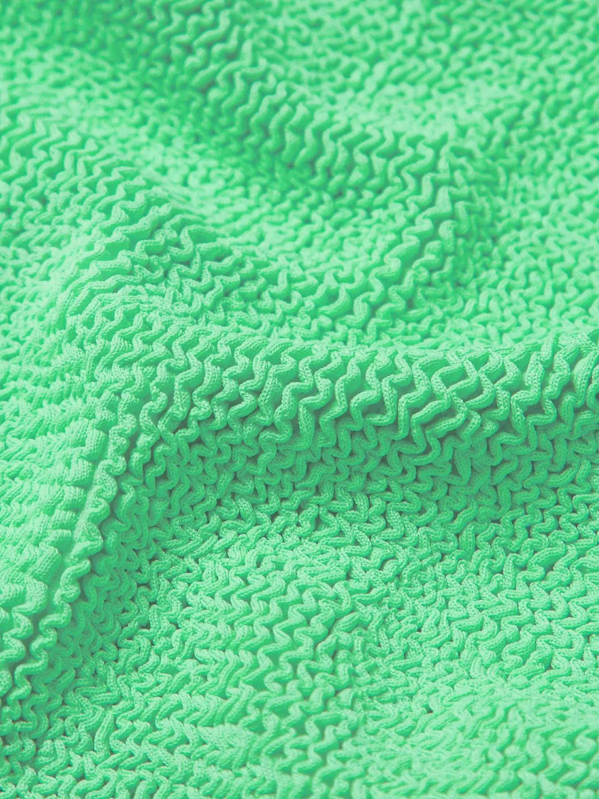Hunza G Square Neck Swim Lime