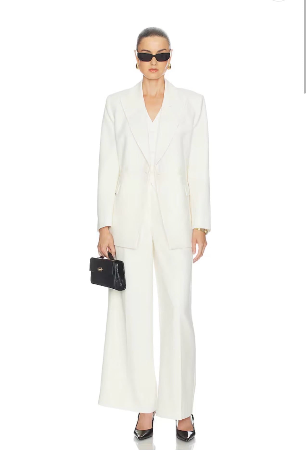 Anine Bing Tiphaine Blazer Ecru