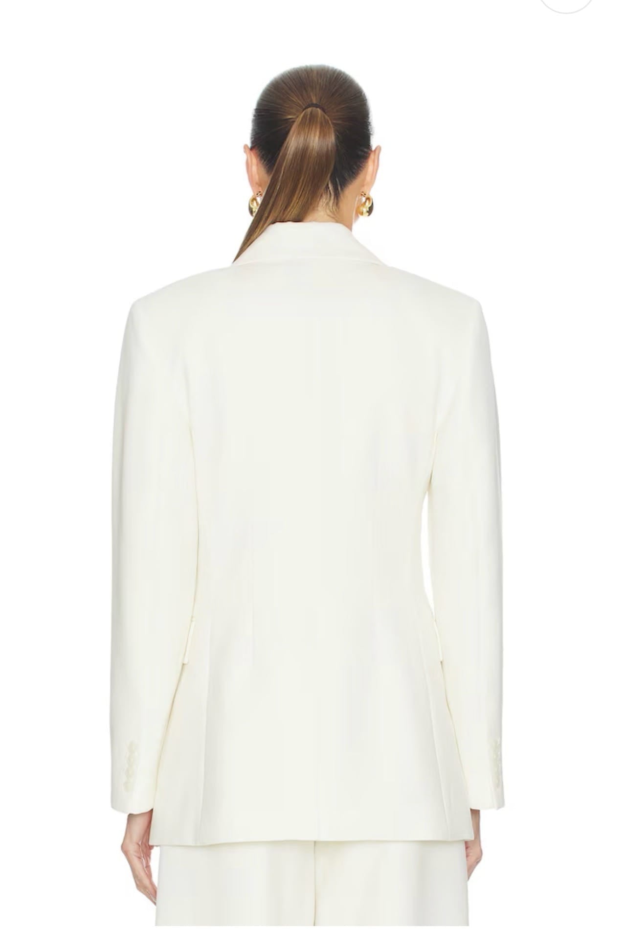Anine Bing Tiphaine Blazer Ecru