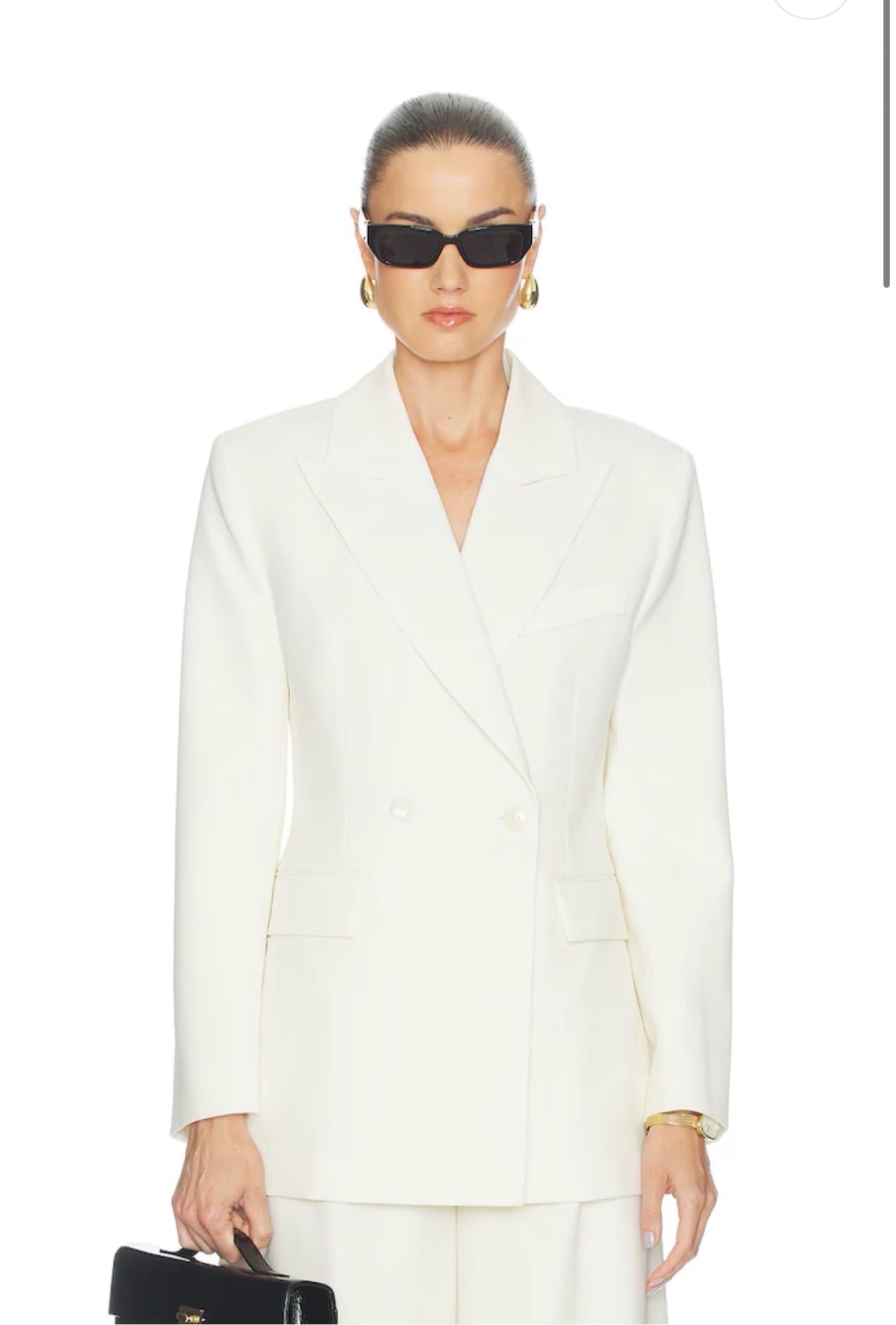 Anine Bing Tiphaine Blazer Ecru