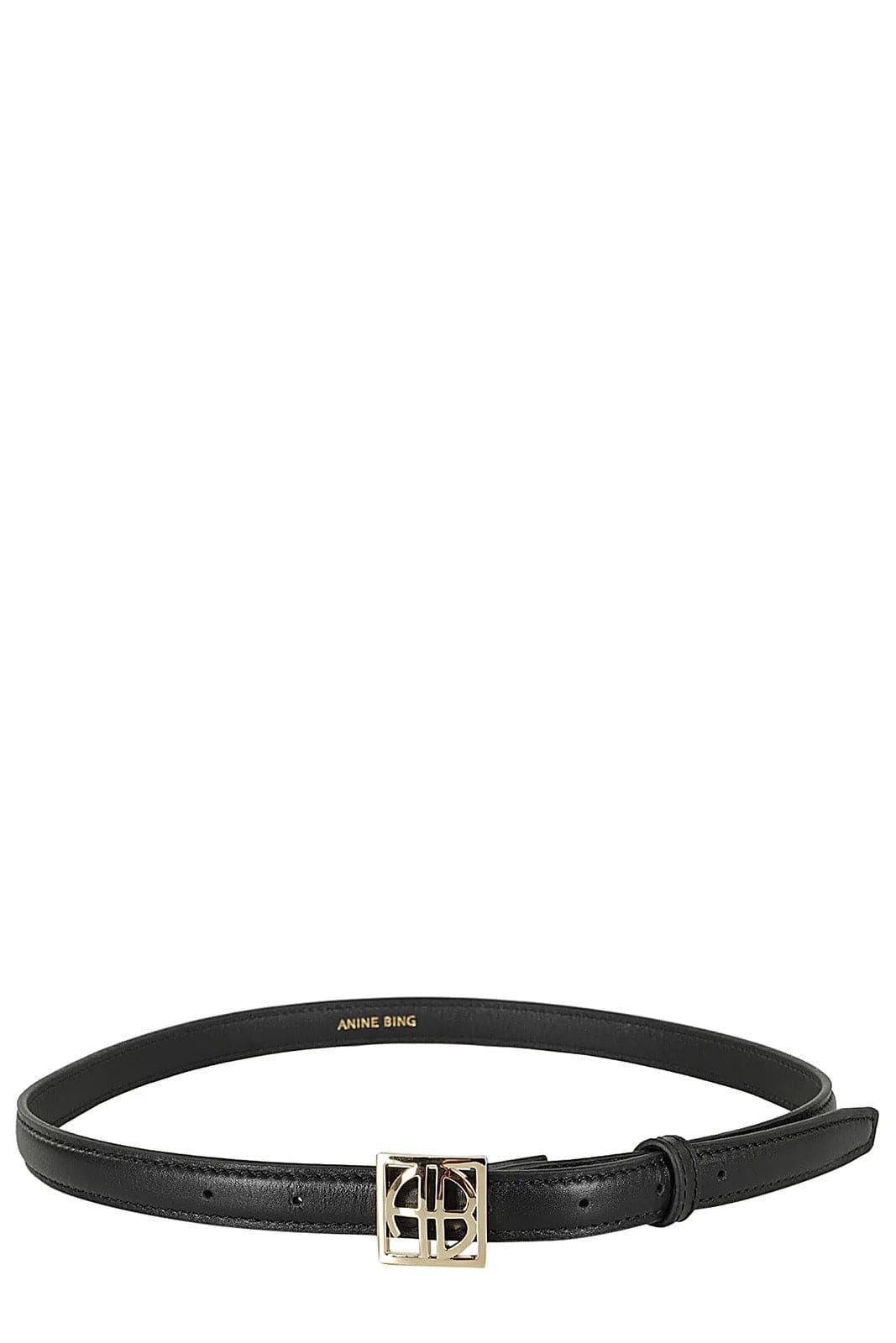 Monogram Belt Black