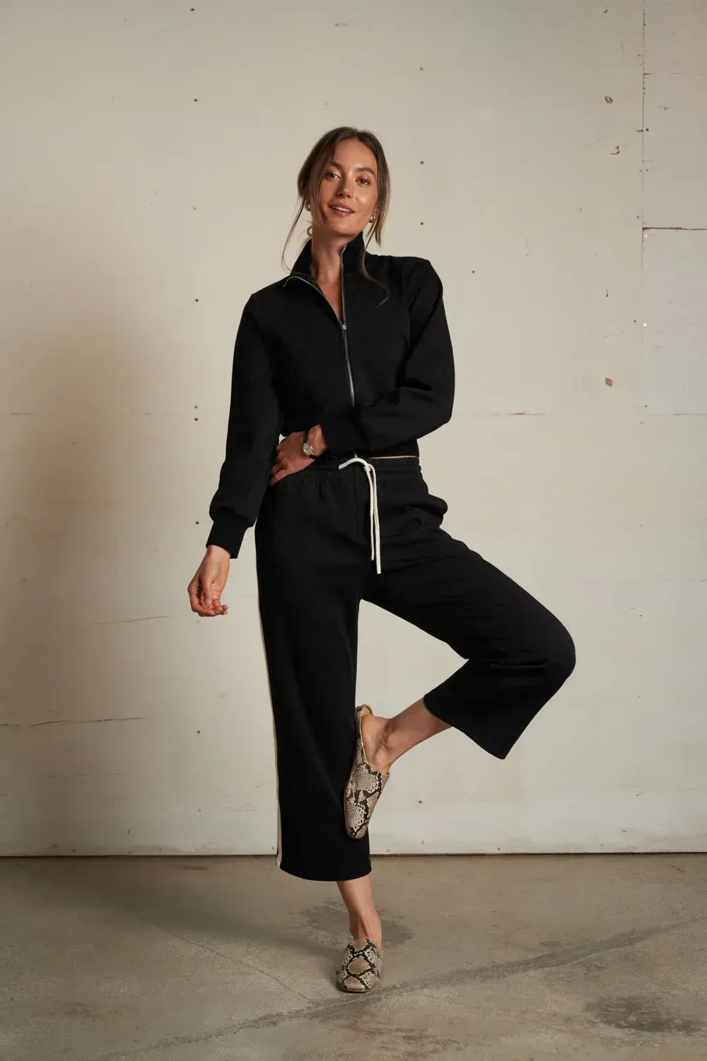 Perfect White Tee Milana Travel Track Jacket