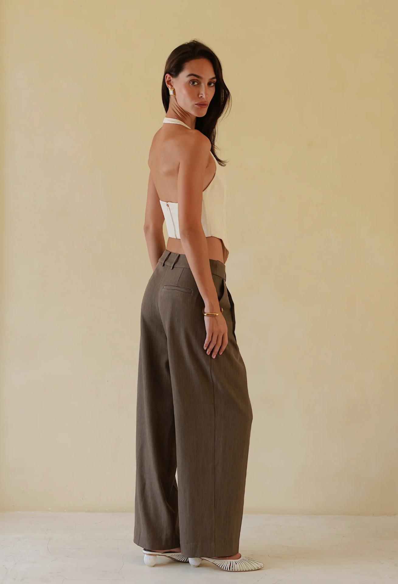 Johansen Freya Pant In Grey