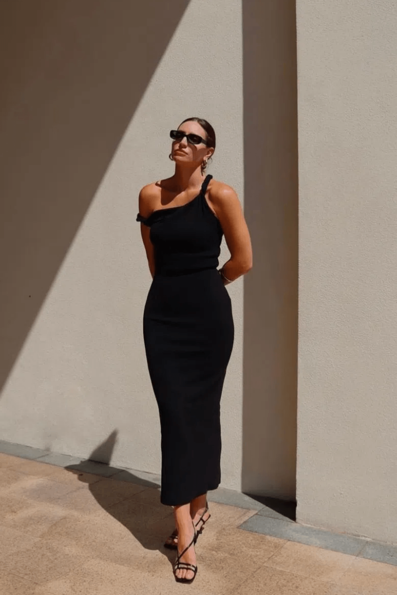 Johansen Long Poppy Dress Black
