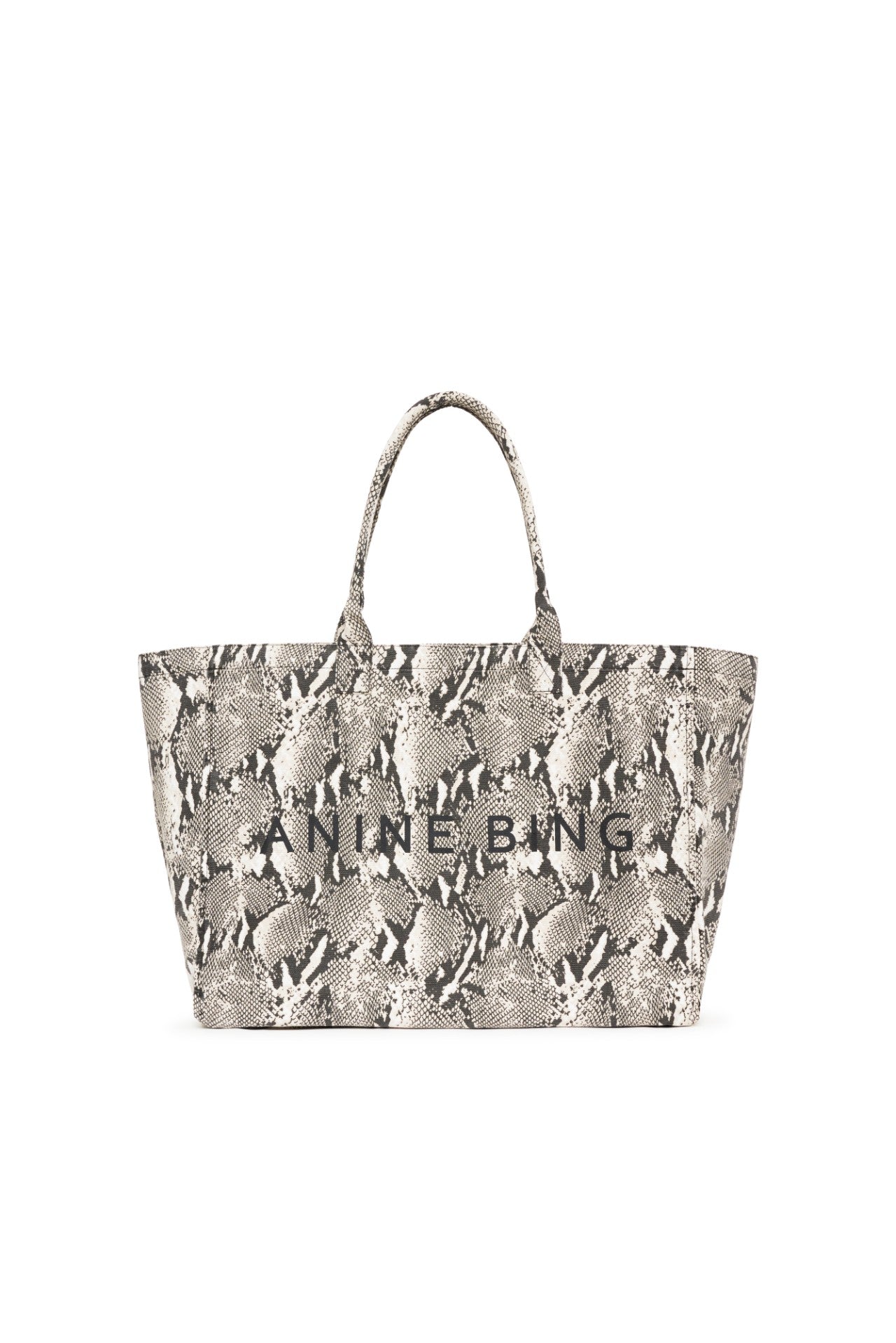 Leo Canvas Tote Python