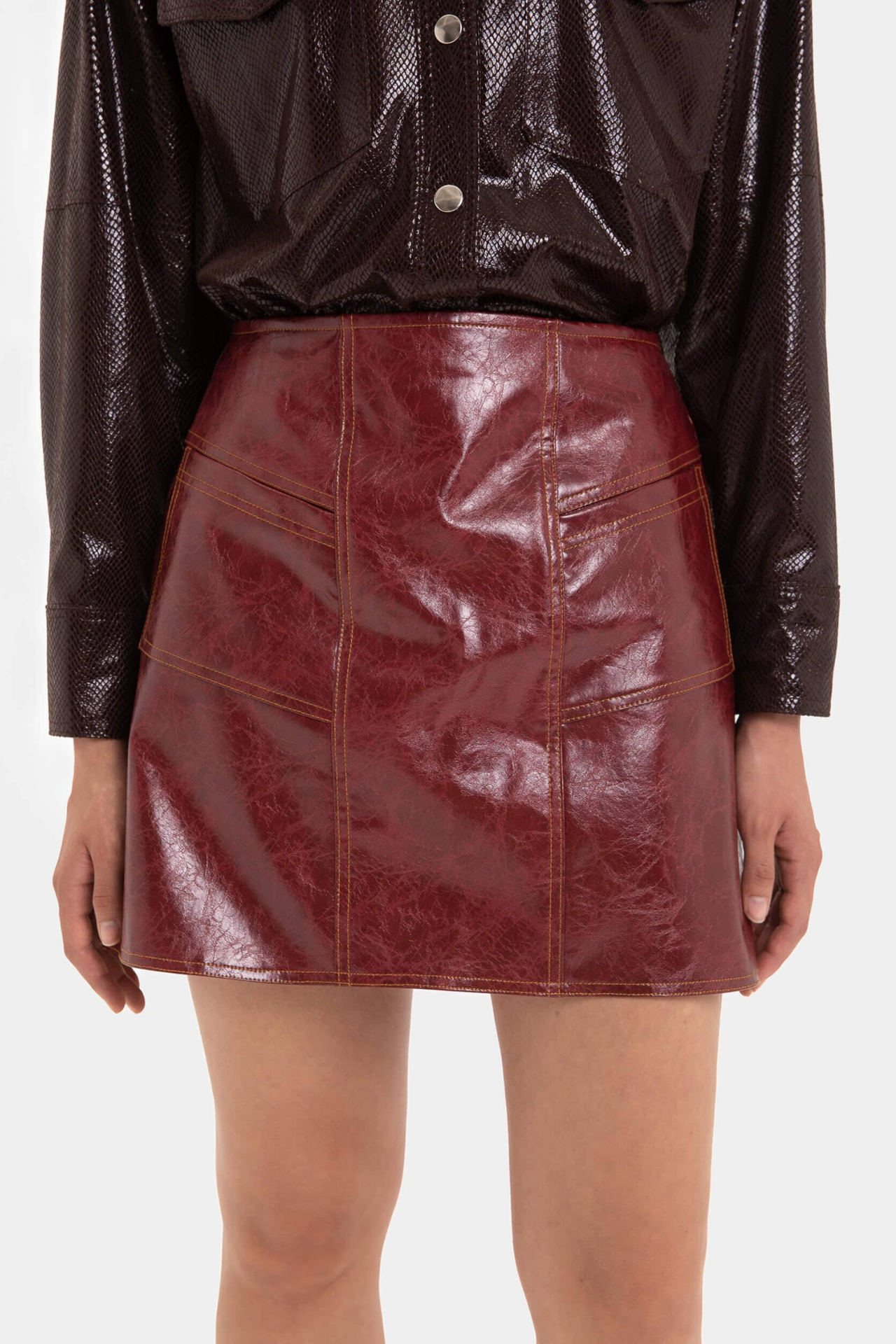 Frankie Skirt Burgundy