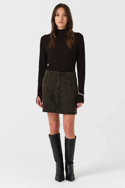 Noah Mini Skirt Cacao