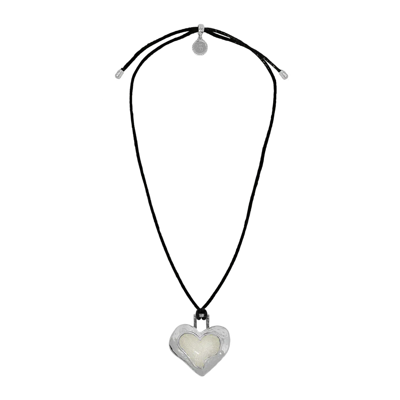 Olympia Necklace Silver Pearl