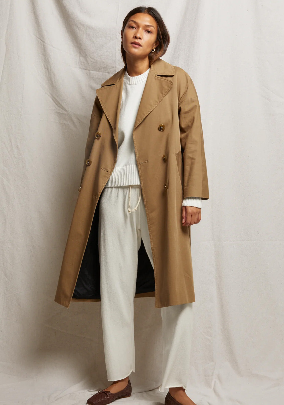 Drew Rib Sweatpant Natural