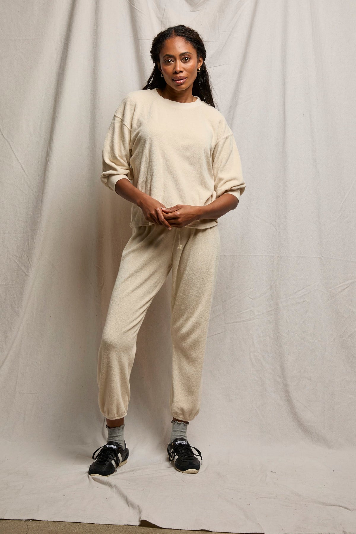 Perfectwhitetee Gogo Loop Terry Jogger Sugar