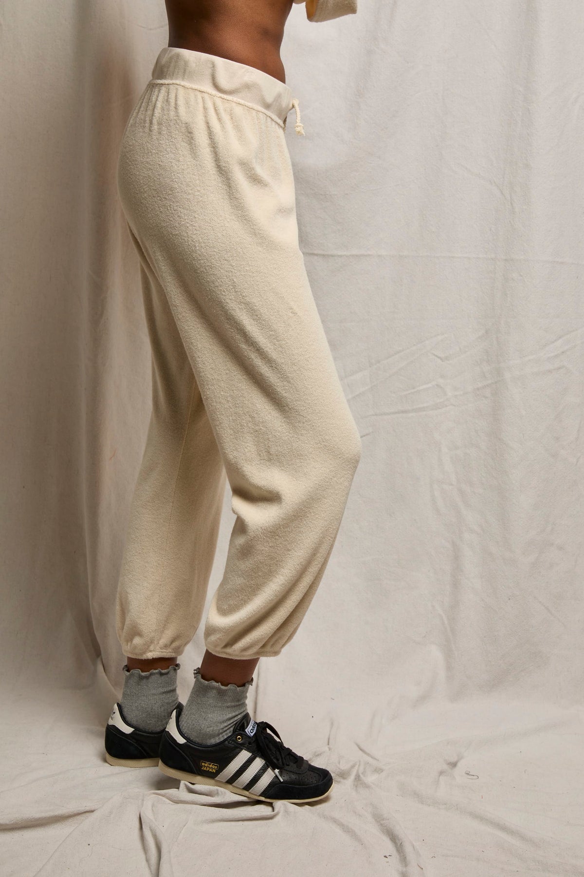 Perfectwhitetee Gogo Loop Terry Jogger Sugar