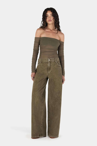 Hansen & Gretel Sara Bodysuit Olive