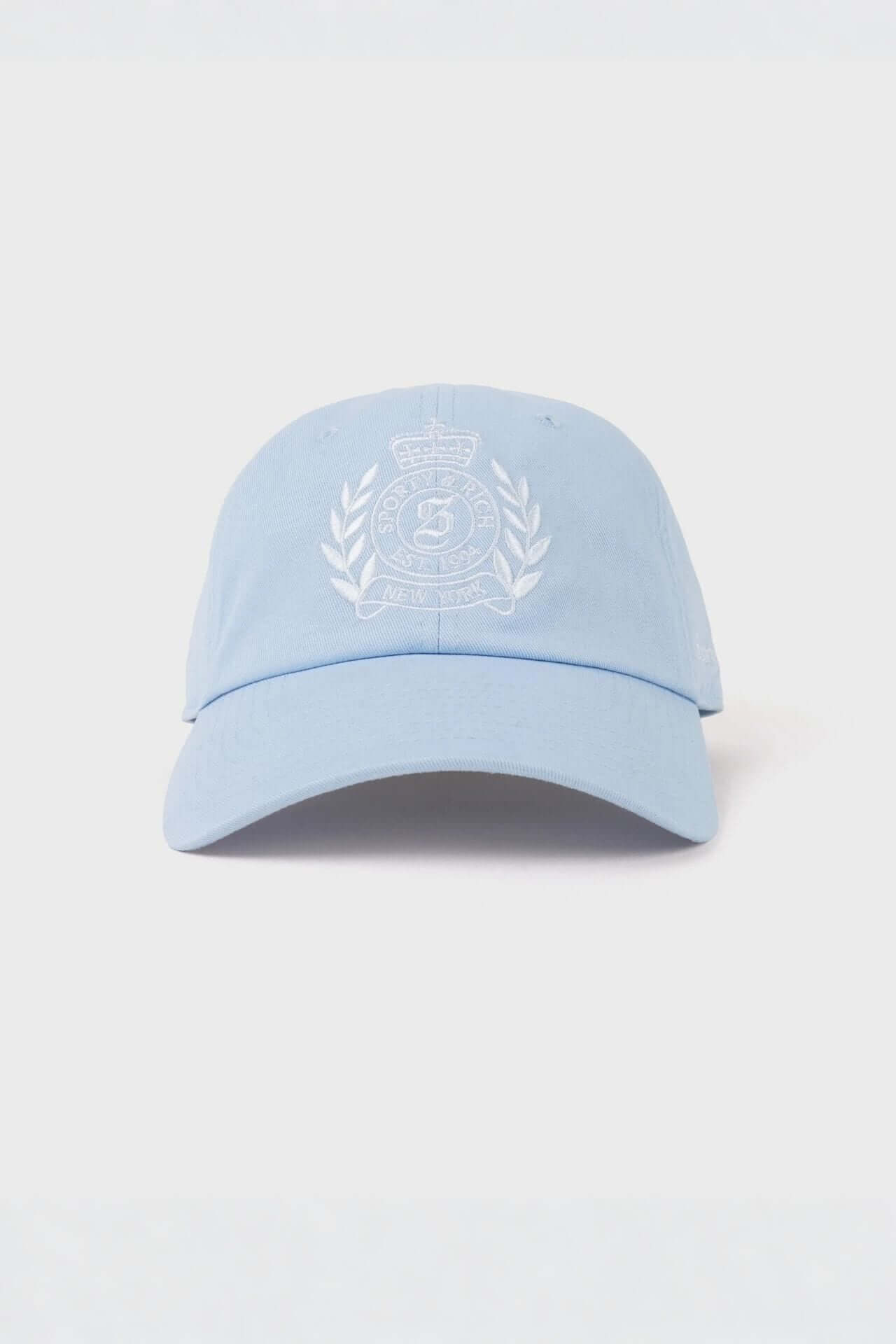 Sporty & Rich NY Crest Hat Ciel