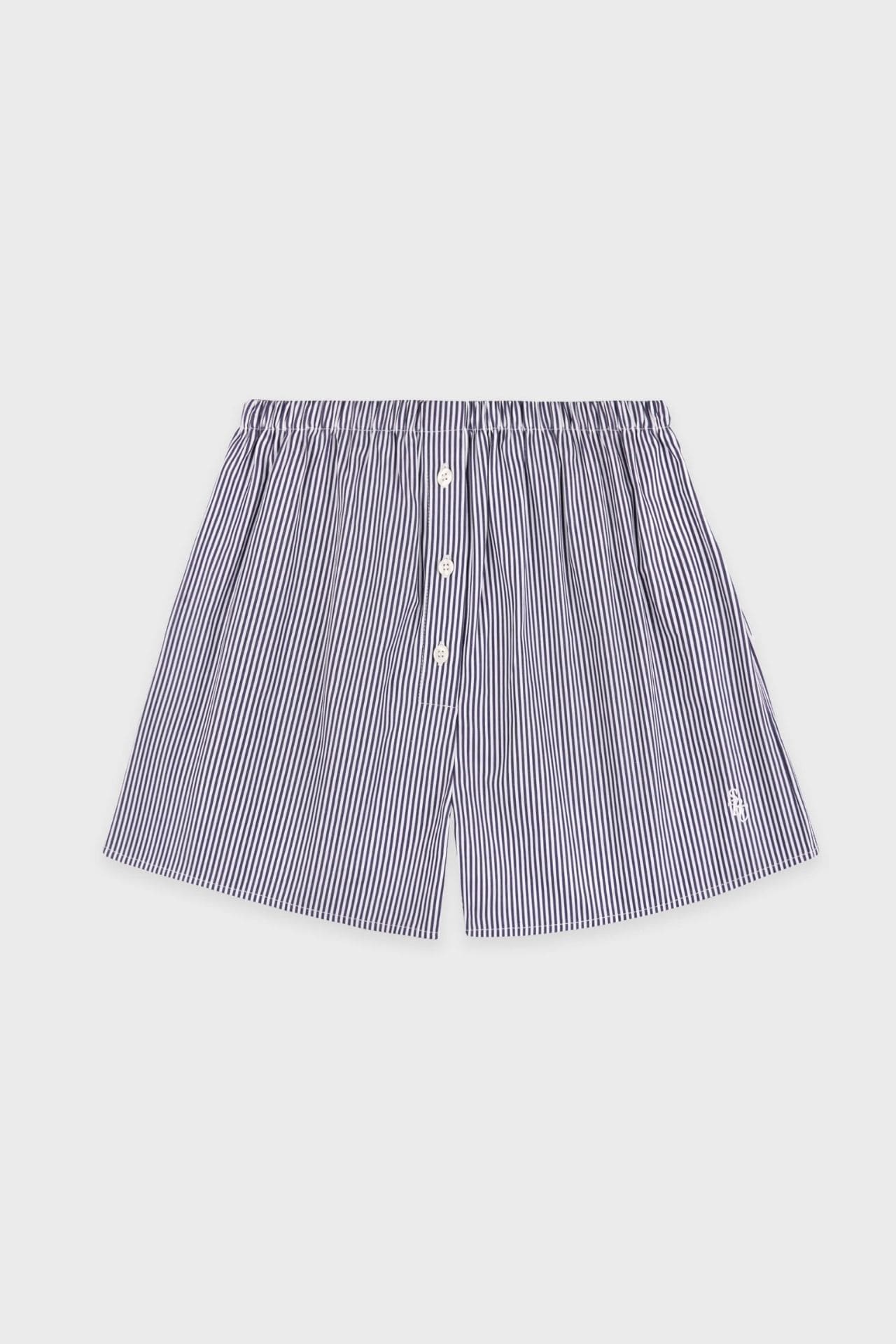 Sporty & Rich SRC Mini Boxer Navy Stripe