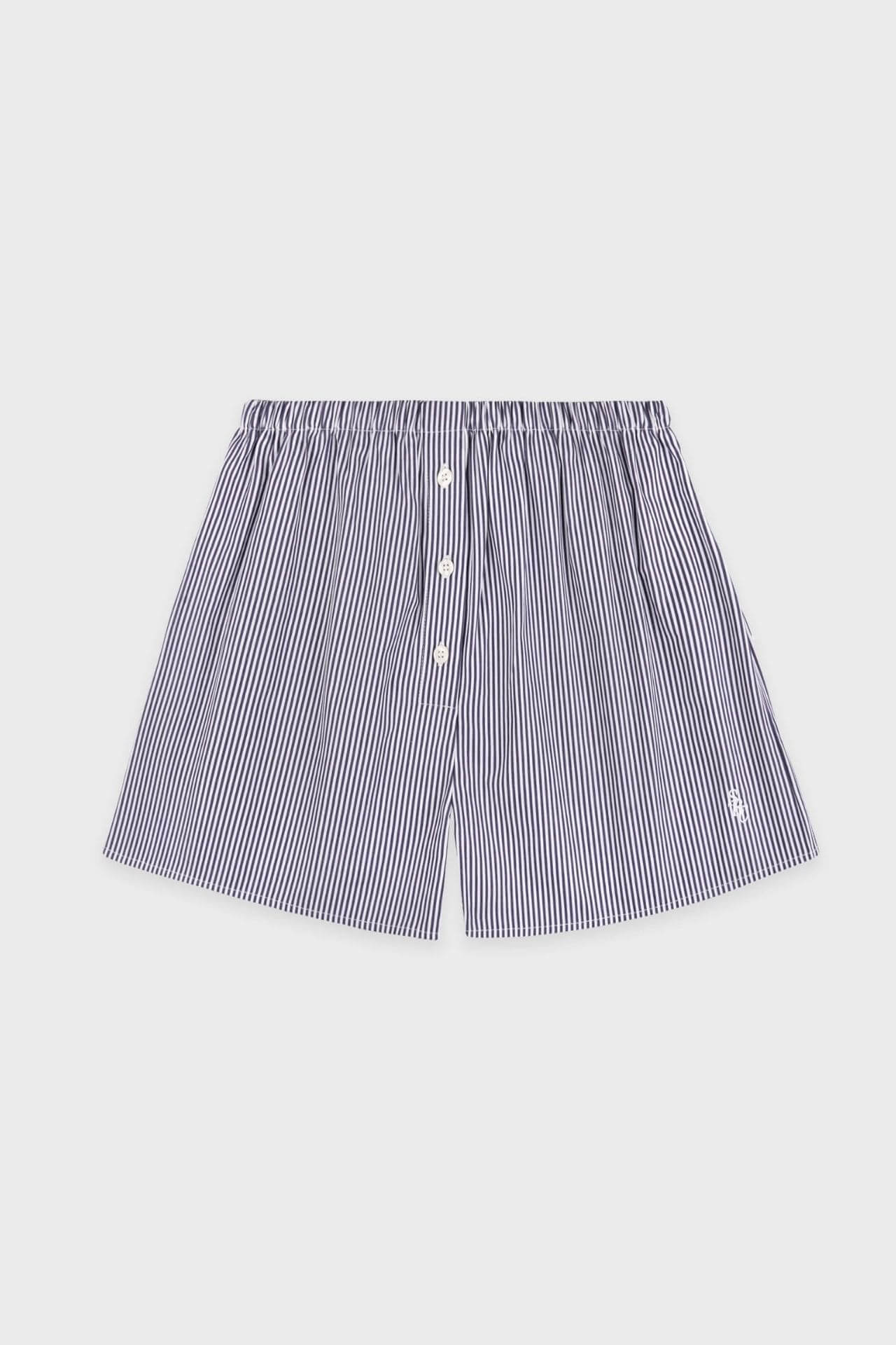 Sporty & Rich SRC Mini Boxer Navy Stripe