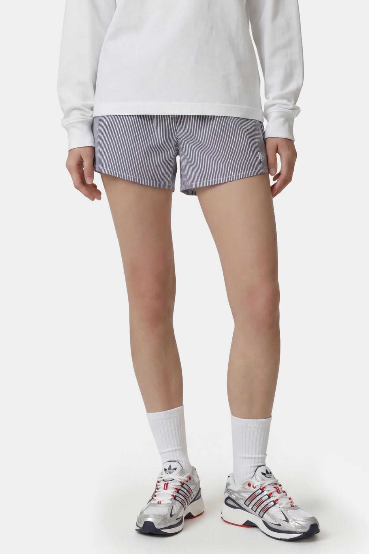 Sporty & Rich SRC Mini Boxer Navy Stripe
